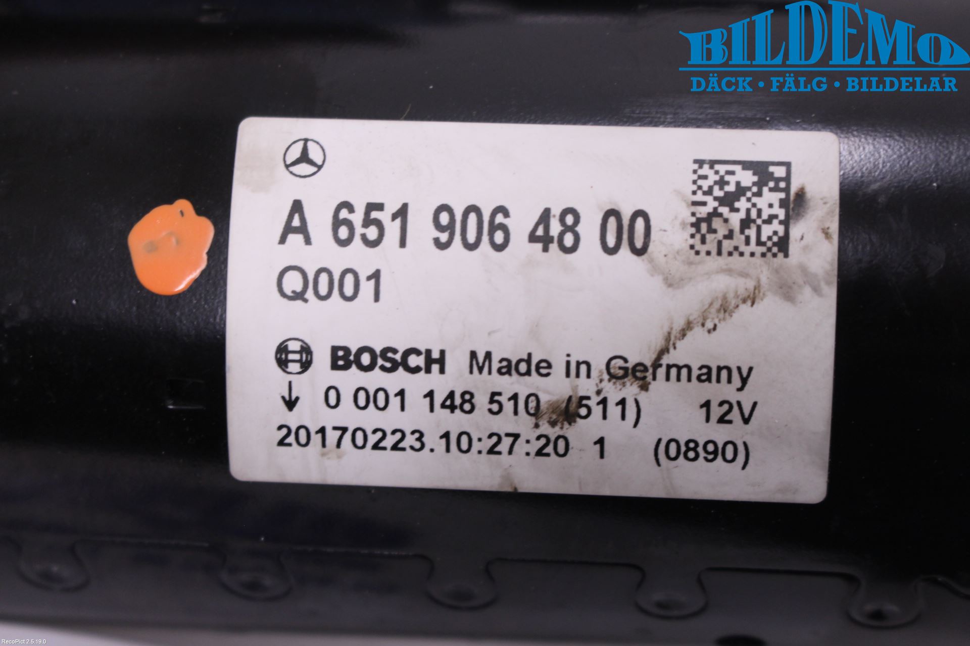 Mercedes-Benz MB GLC-KLASS (X253/C253) 15-22 Startmotor Diesel