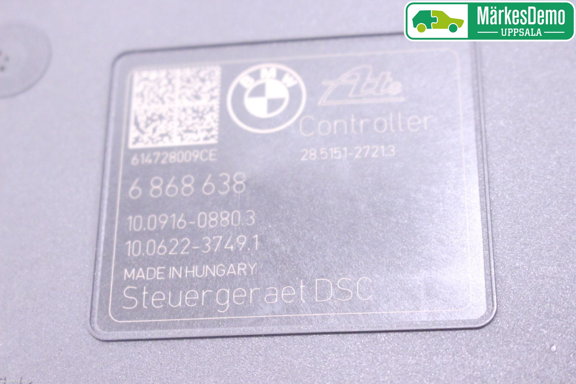BMW 3 F30/F31/F80 12-19 Abs Hydraulikkaggregat