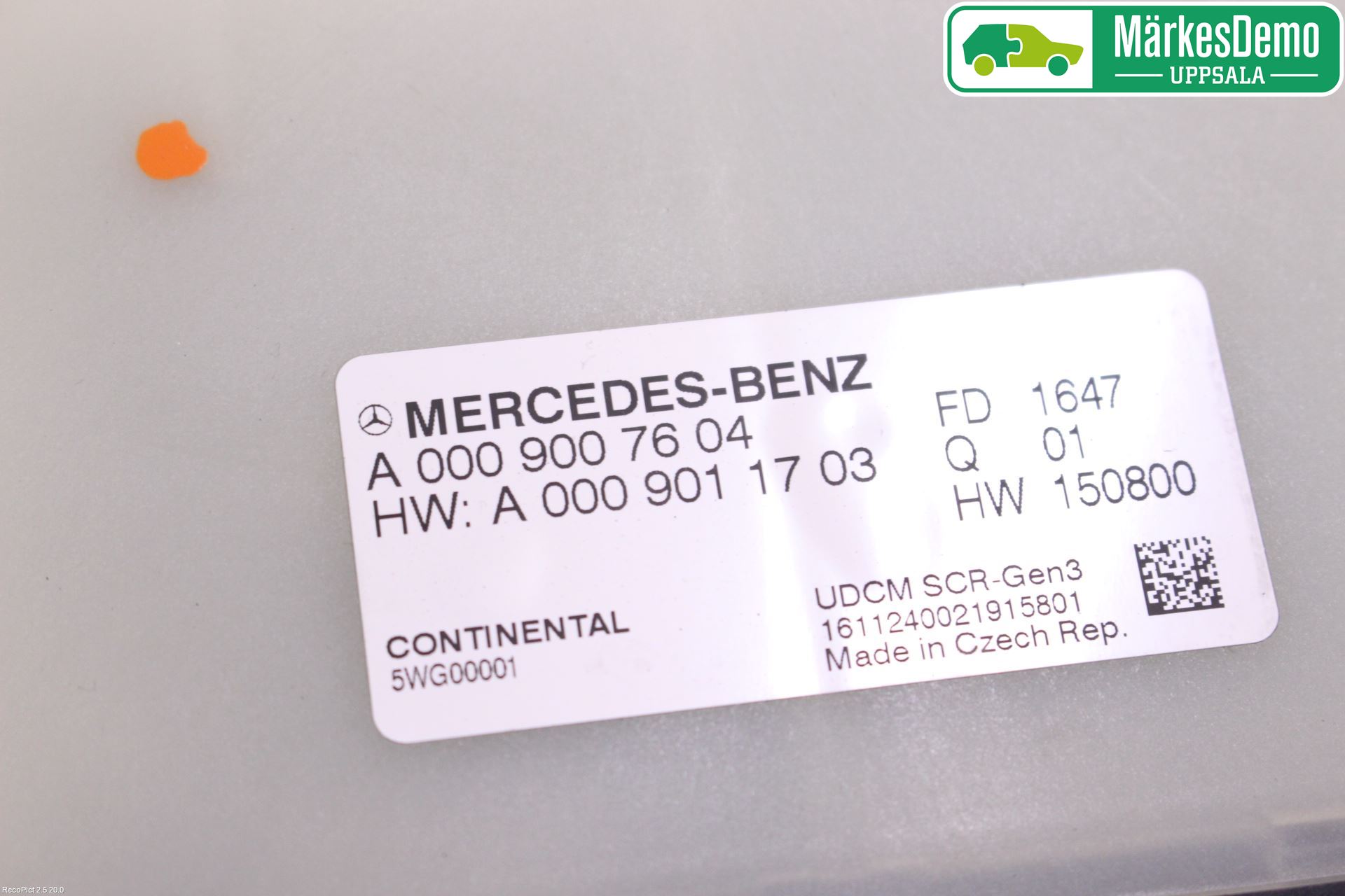 Mercedes-Benz MB E-KLASS (W213) 16-23 Styreenhet Eksosrensing
