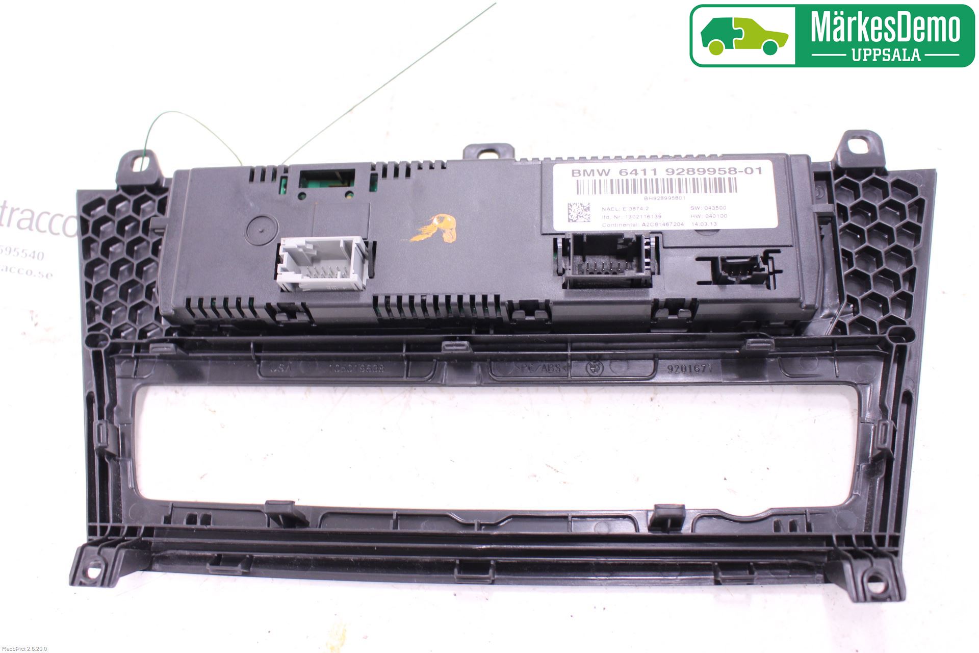BMW X3 F25 10-17 Varme Ac Betjening-Display
