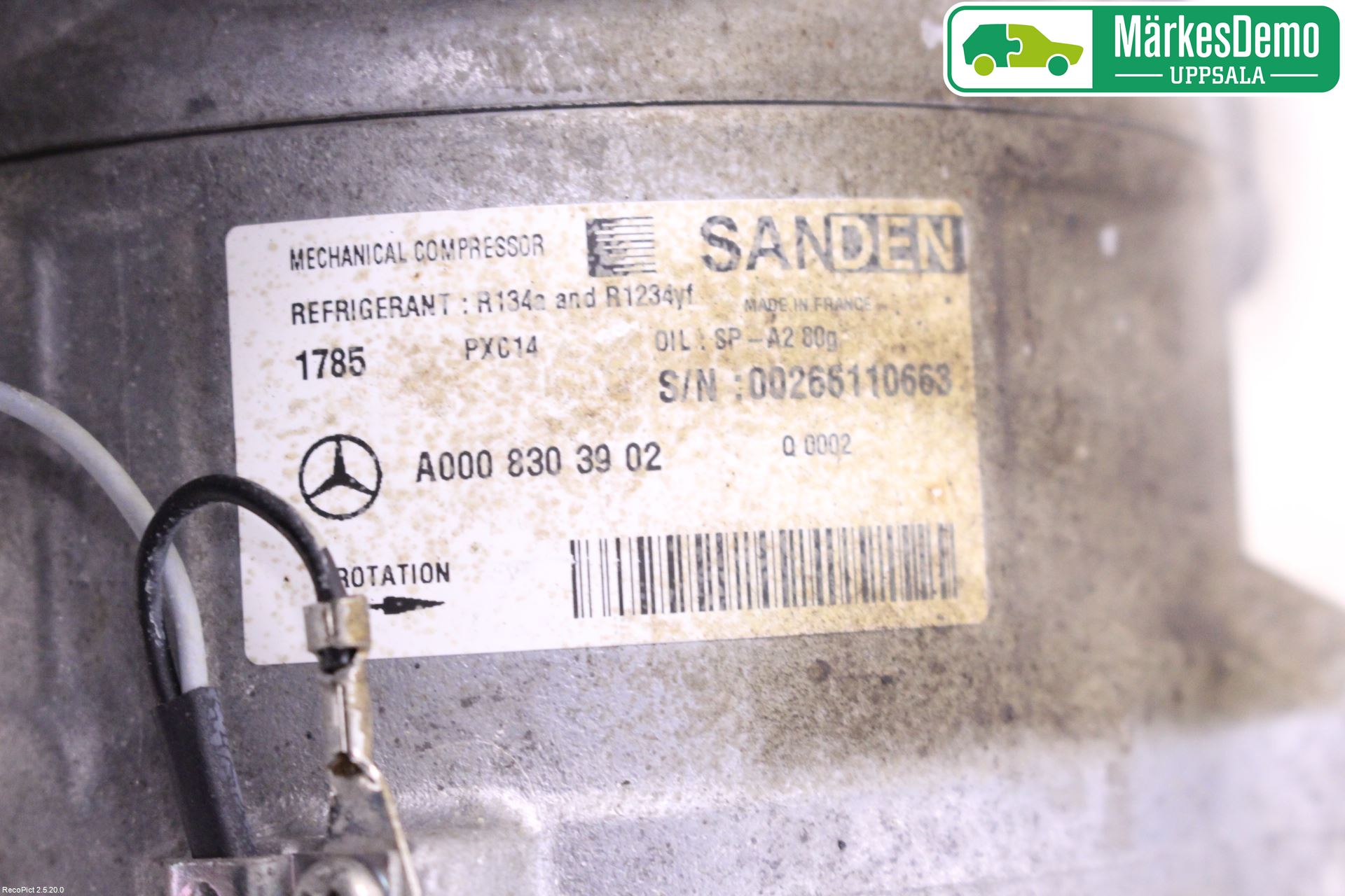 Mercedes-Benz MB VITO/V-KLASS (W640,W447,W448) 14- Varme Ac Kompressor