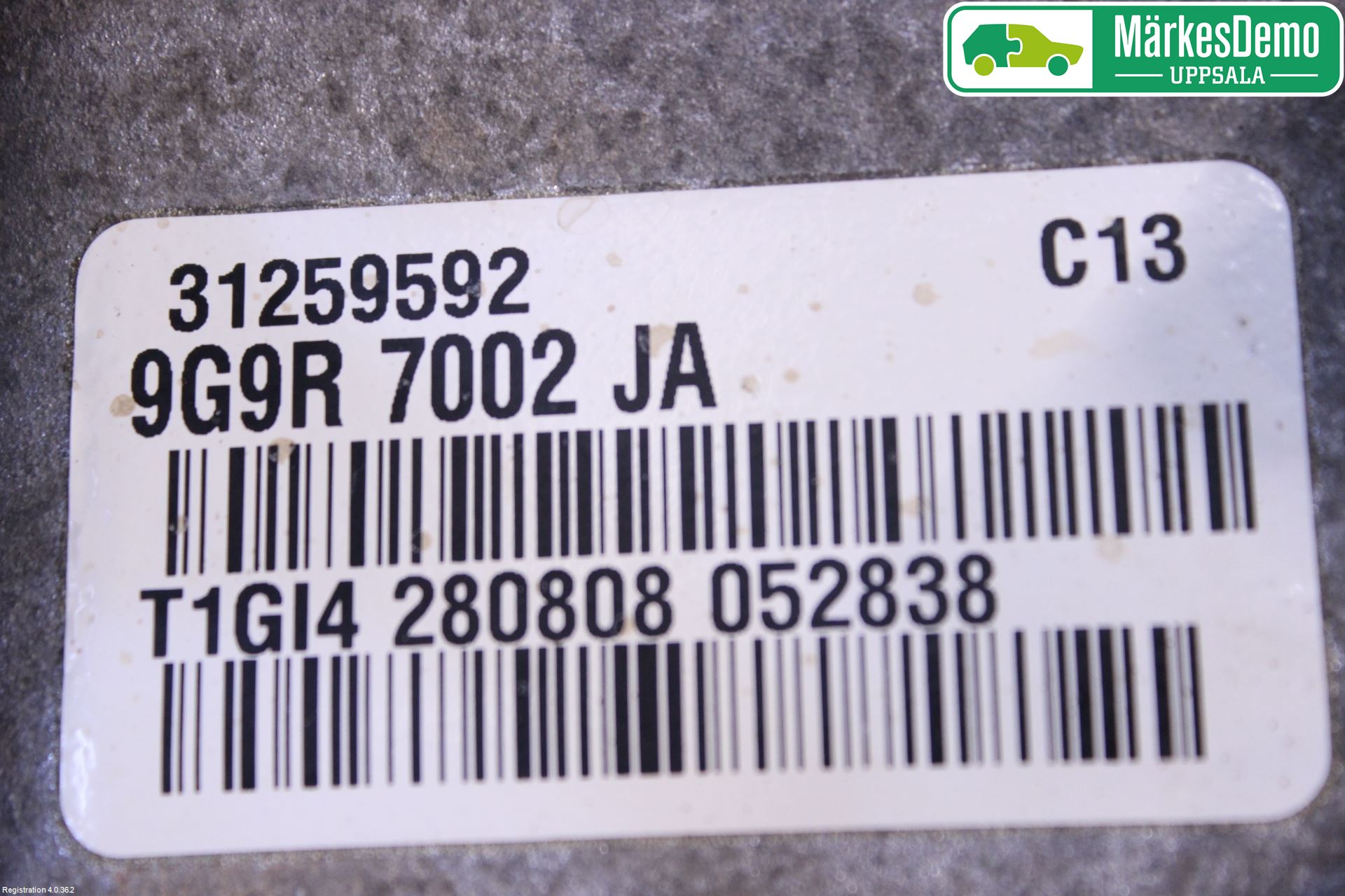 Volvo V70 08-13 Gearkasse 6 Trinn
