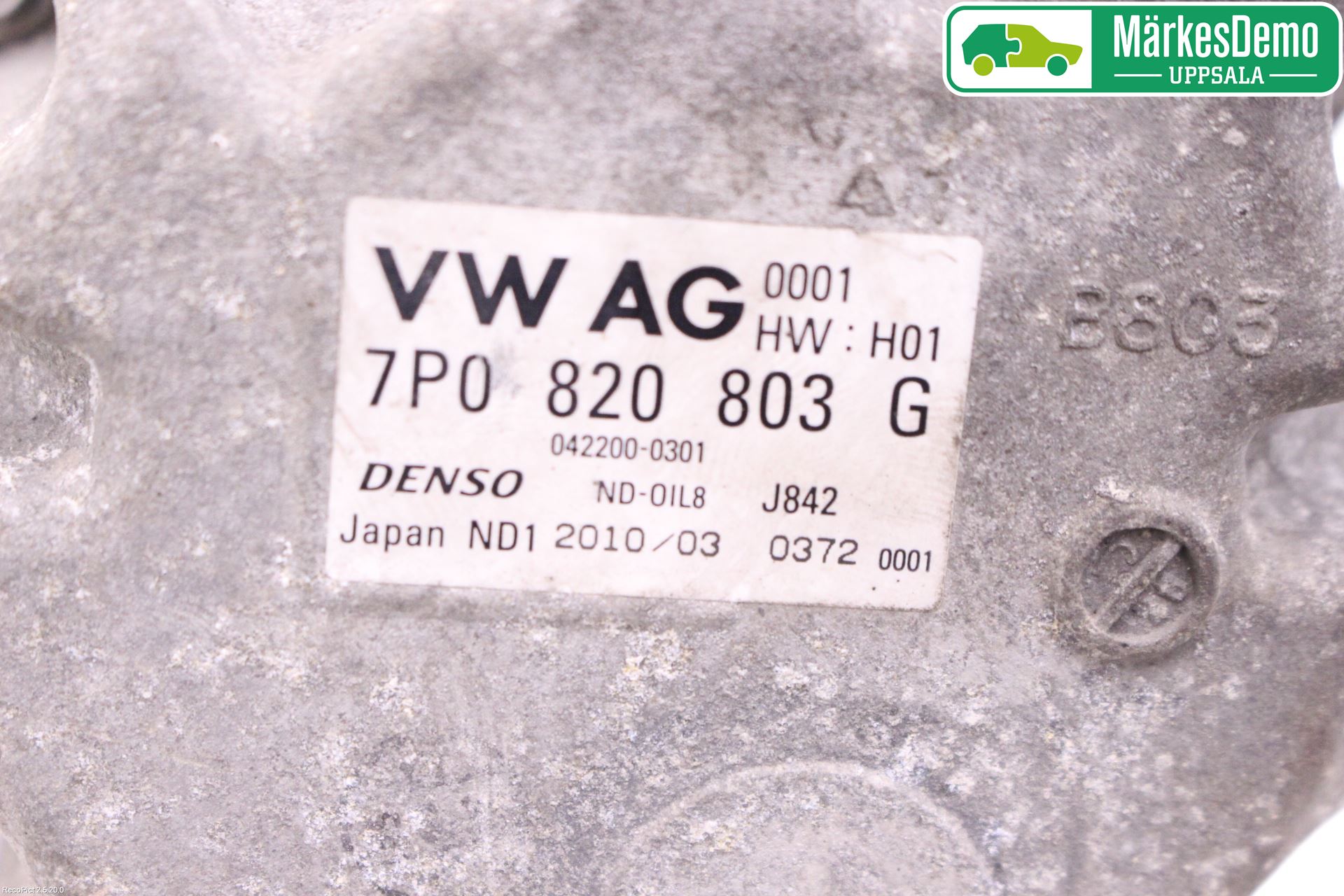 Volkswagen VW TOUAREG 7P 11-18 Varme Ac Kompressor