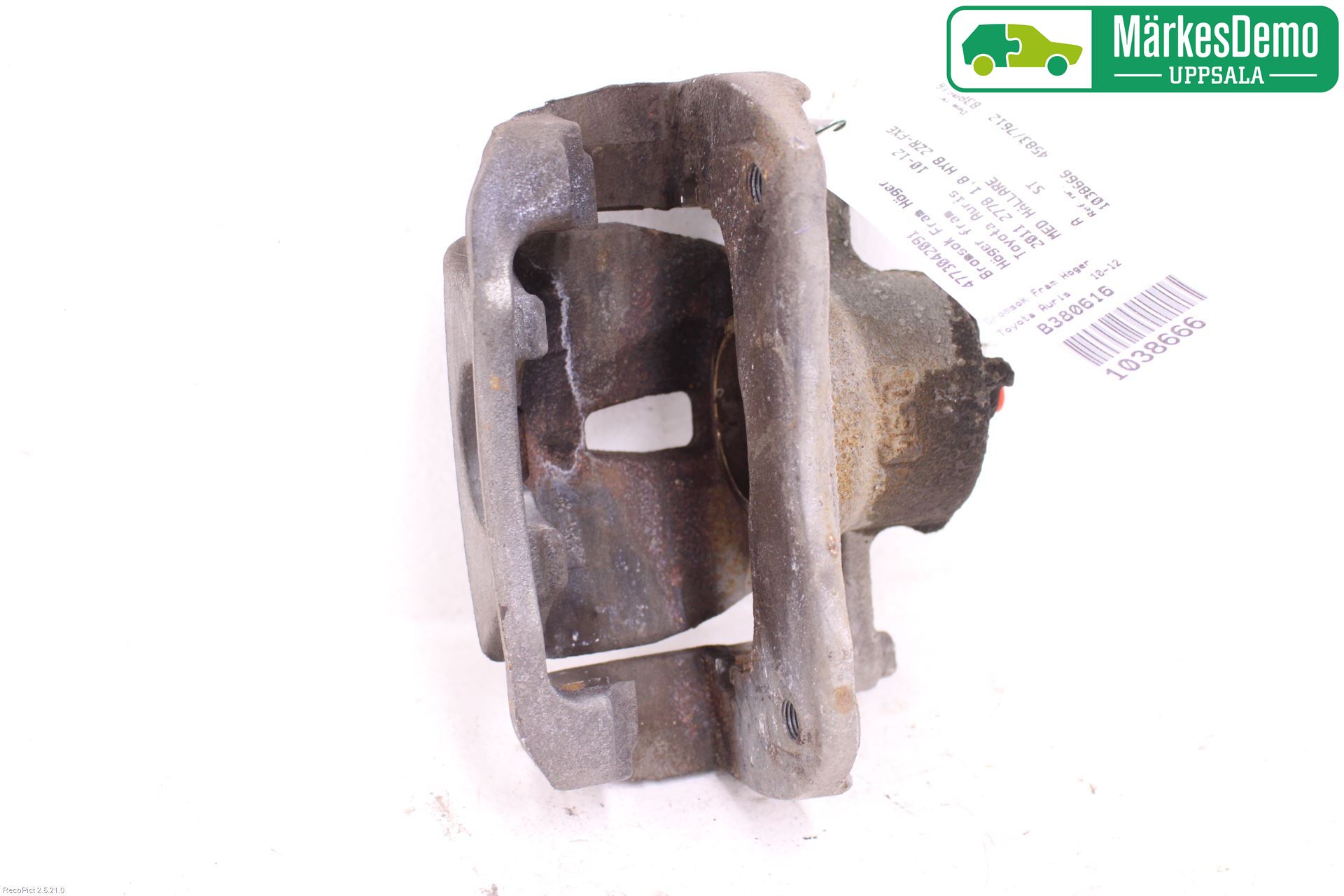 Toyota AURIS 10-12 Bremsecaliper Foran Høyre