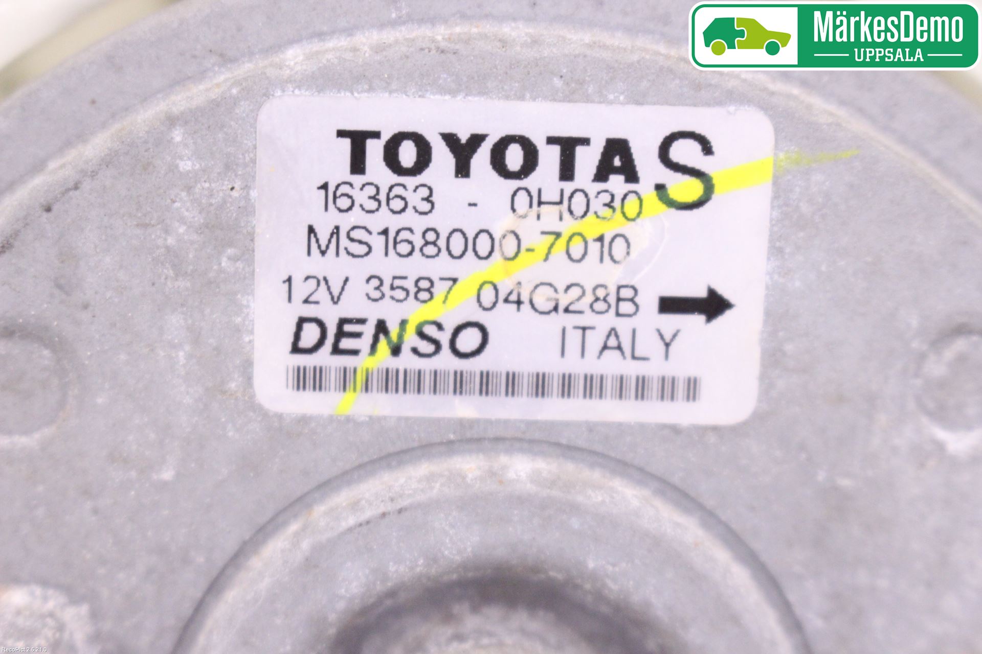 Toyota COROLLA 02-07 Kjølevifte Elektrisk