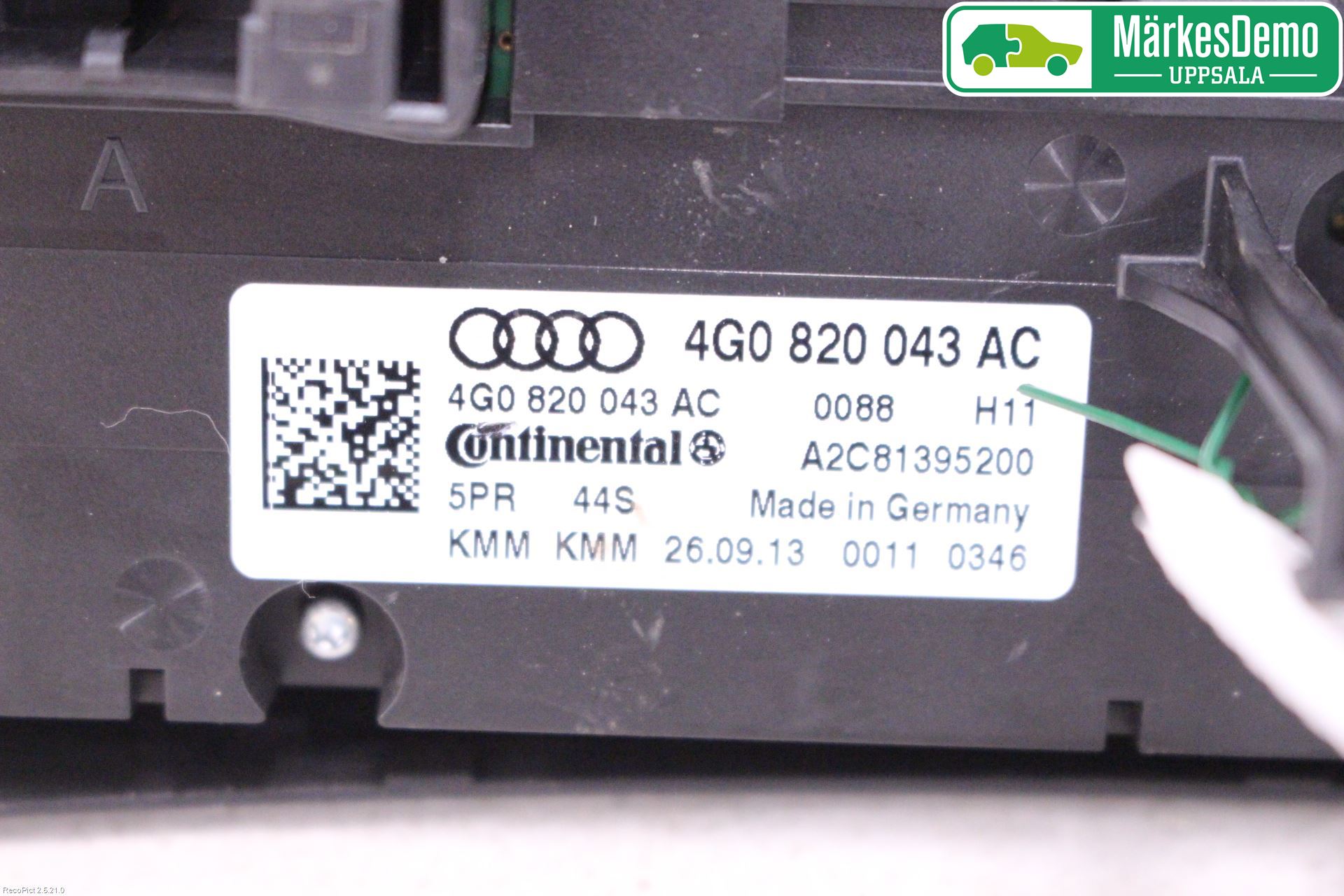 Audi A6/S6 4G 11-18 Varme Ac Betjening-Display