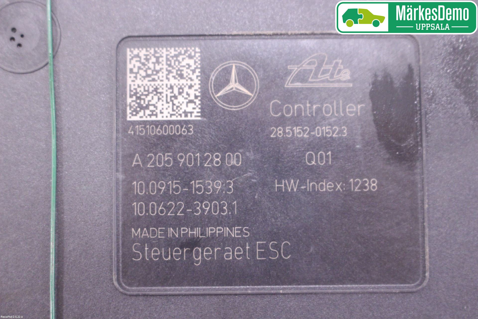 Mercedes-Benz MB C-KLASS (W205) 14-21 Abs Hydraulikkaggregat