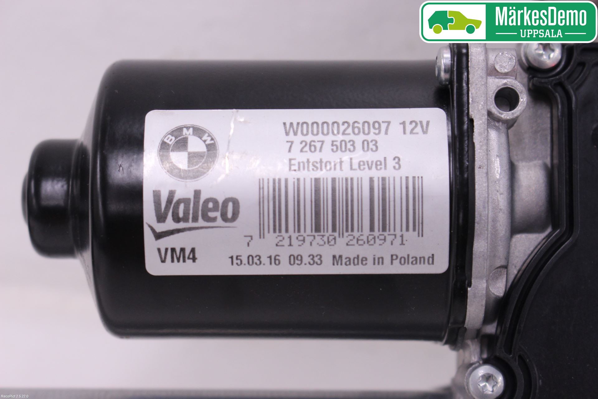 BMW 3 F30/F31/F80 12-19 Viskermotor Frontrute