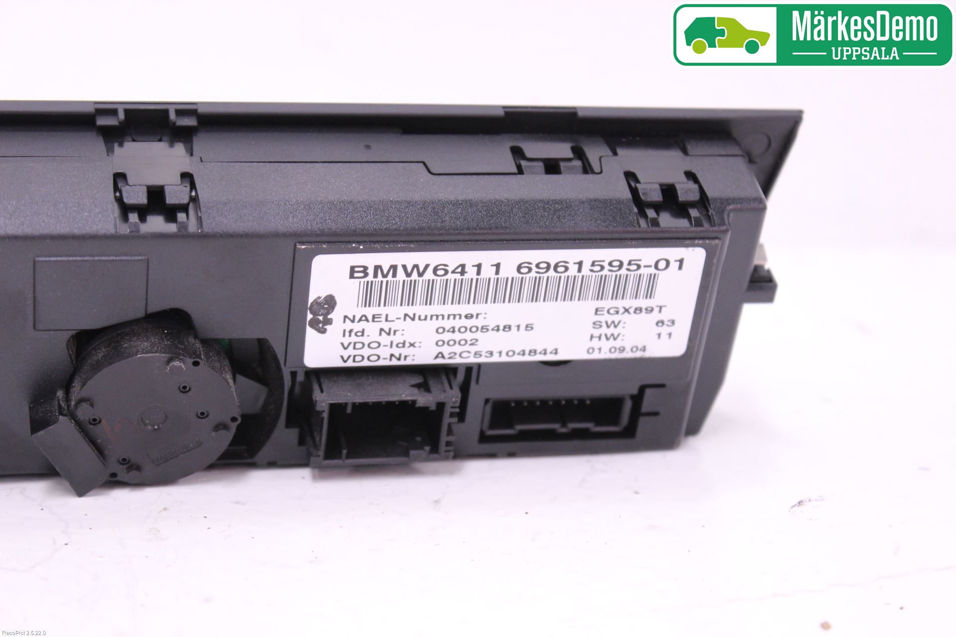 BMW 1 E87/81 5D/3D 03-11 Varme Ac Betjening-Display
