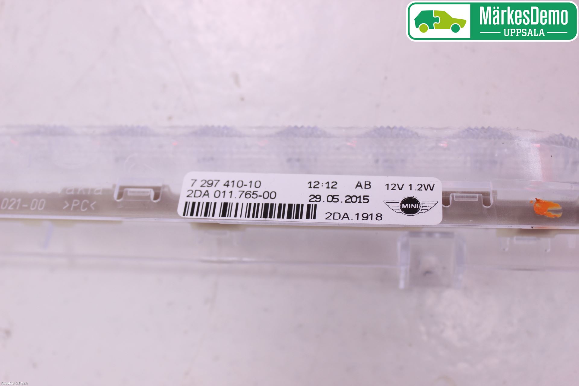 Mini ONE/COOPER 5DR F55 14-24 Bremselys Bakrute