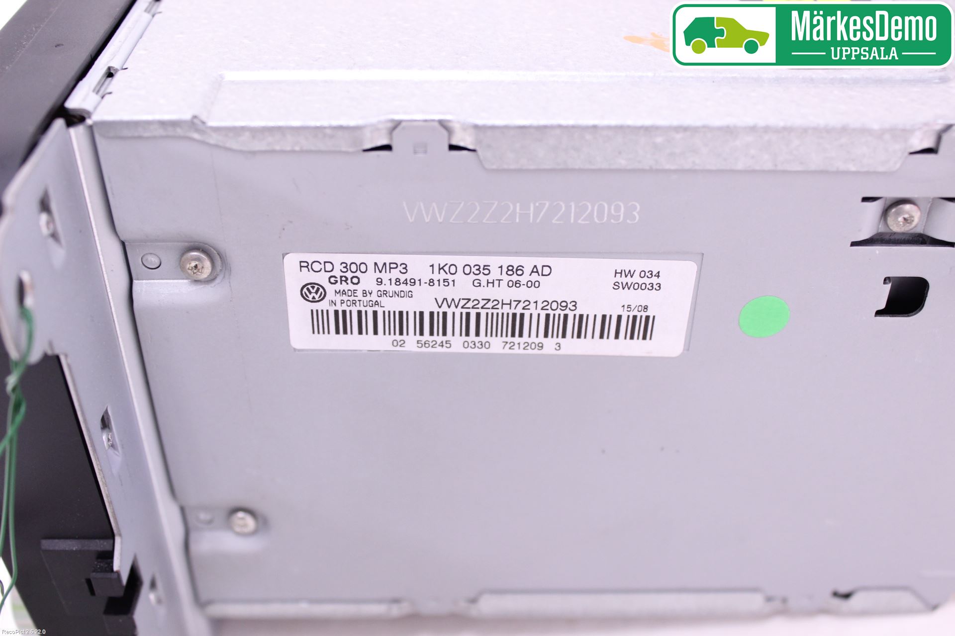 Volkswagen VW GOLF V 04-09 Stereo Radio Med Cd