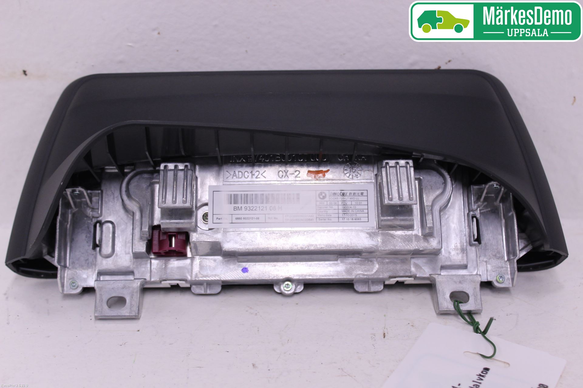 BMW 1 F20/F21 11-19 Instr Skjerm Dvd-Gps-Ac-Tlf