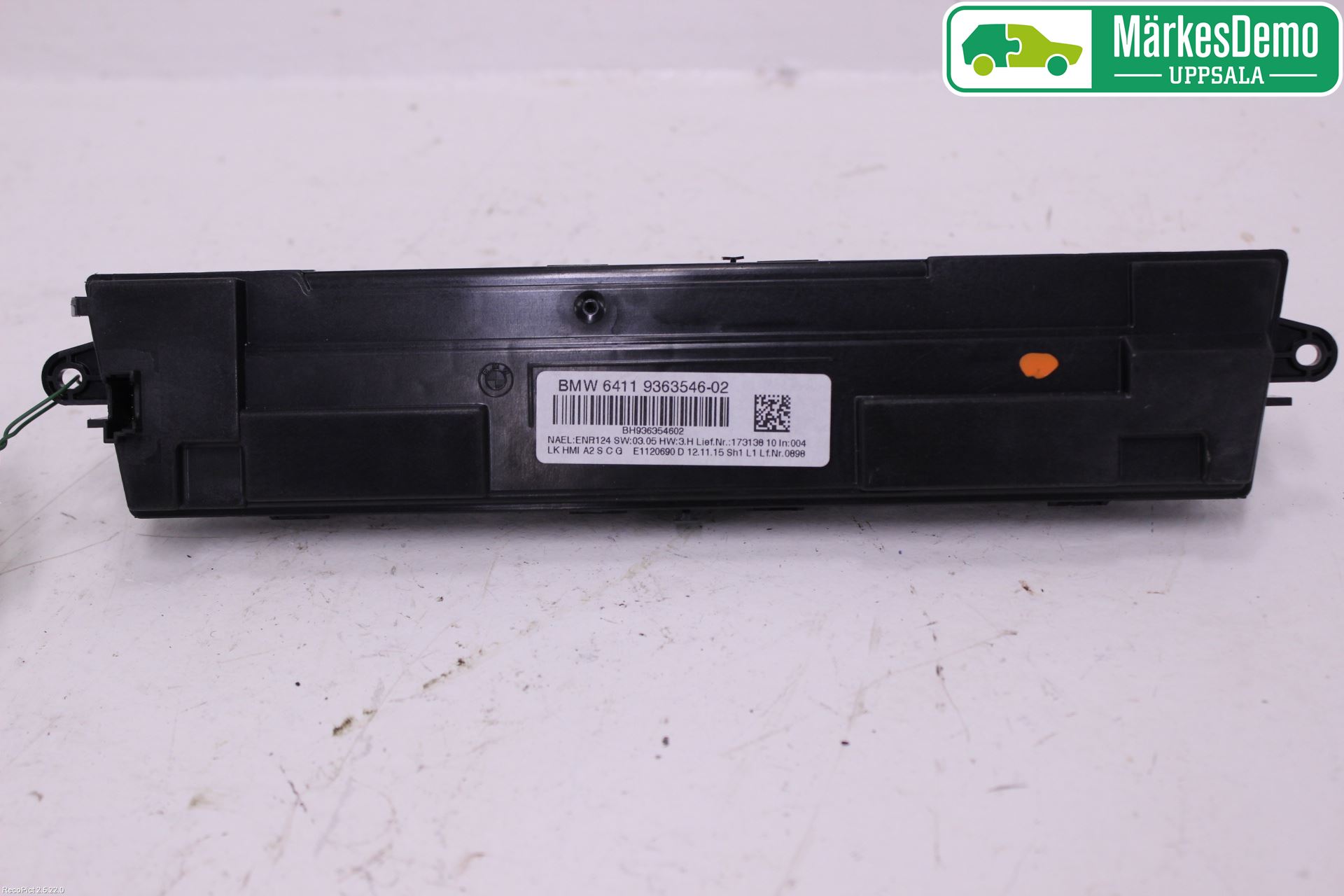 BMW 1 F20/F21 11-19 Varme Ac Betjening-Display