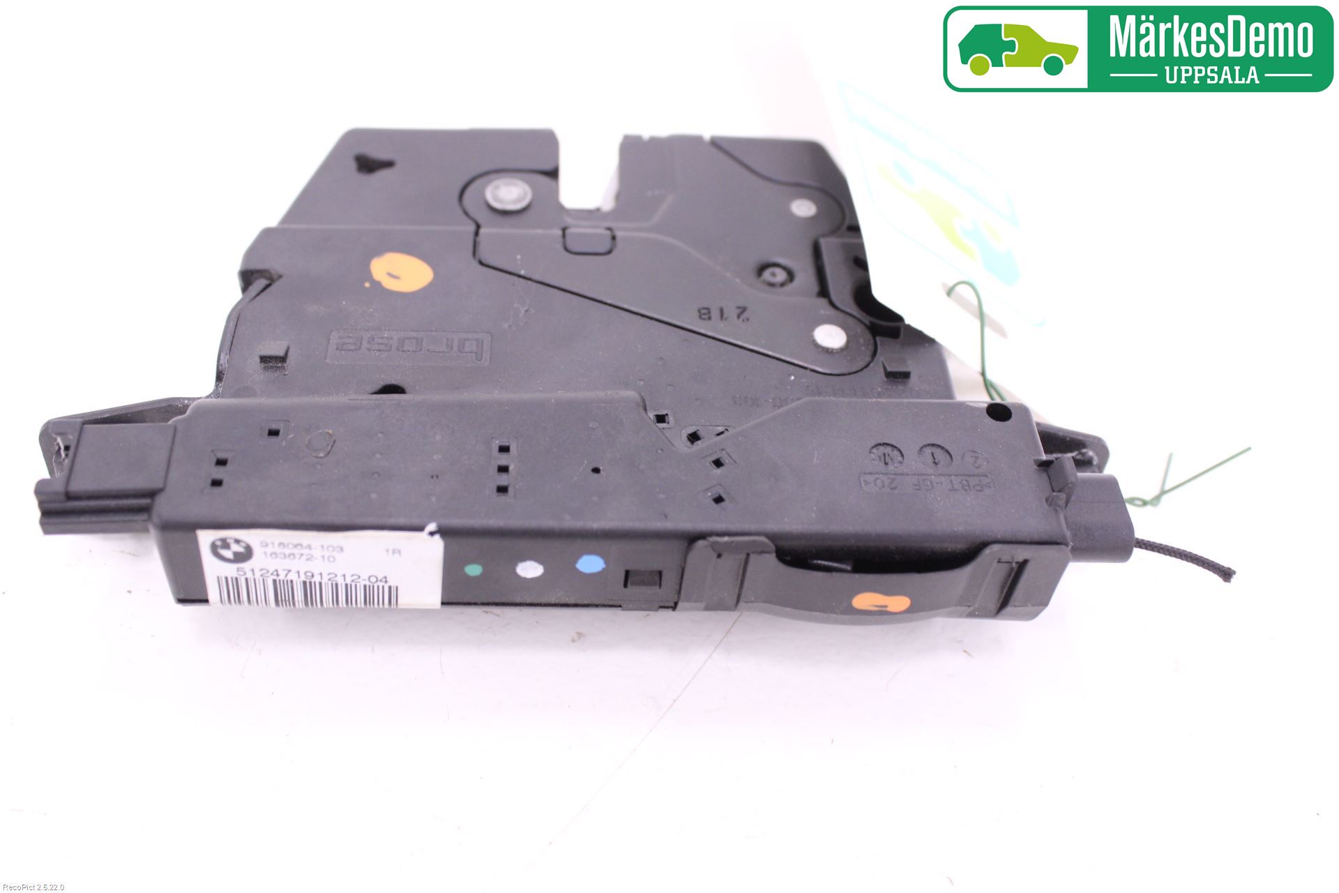 BMW 6 F12/F13 10-18 Bakluke-Lokk Låsekasse