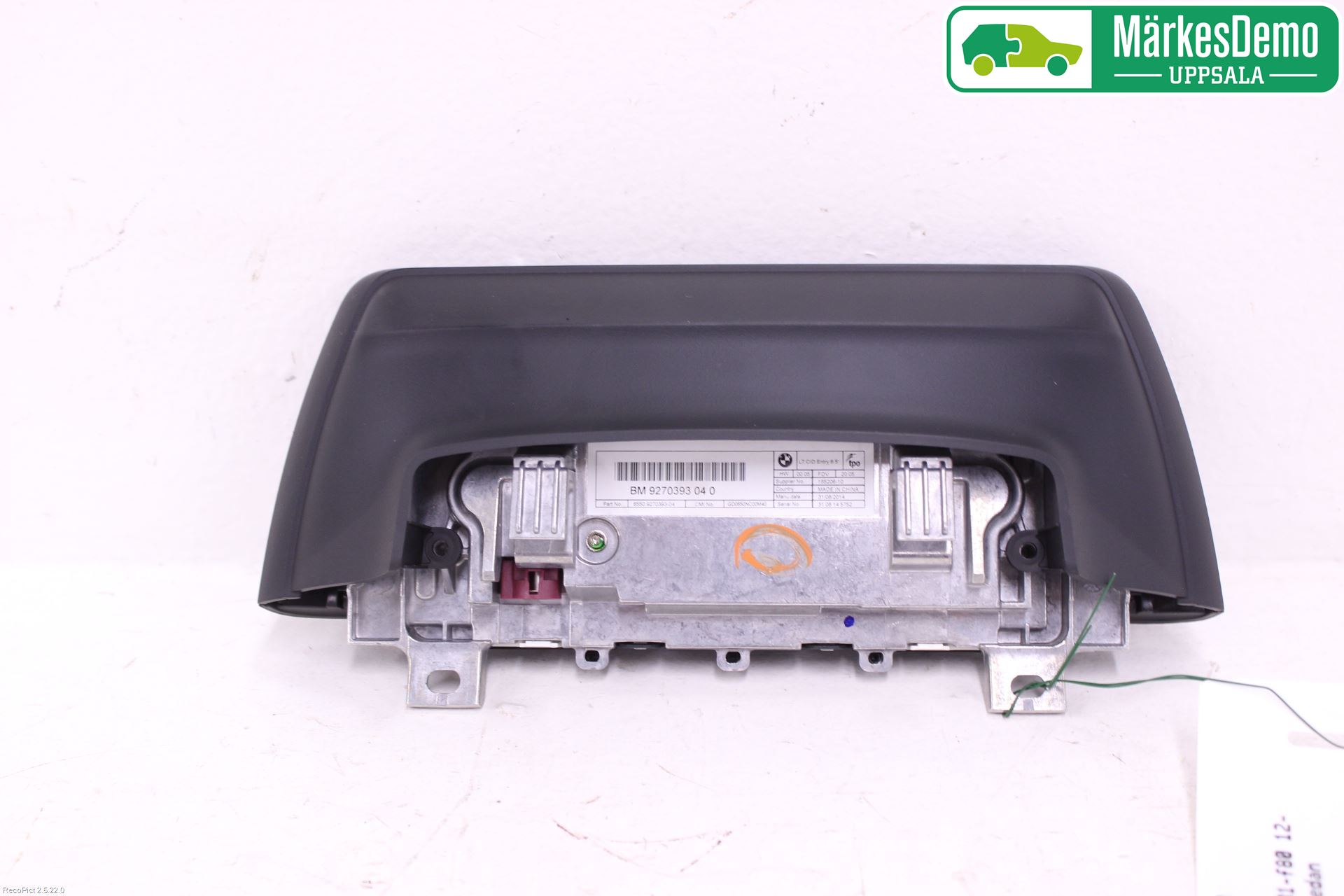 BMW 3 F30/F31/F80 12-19 Instr Skjerm Dvd-Gps-Ac-Tlf