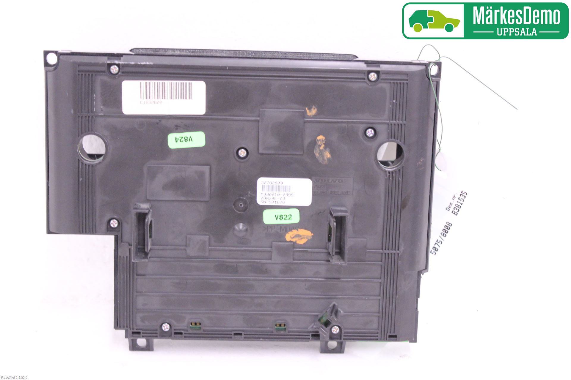 Volvo XC60 09-13 Varme Ac Betjening-Display