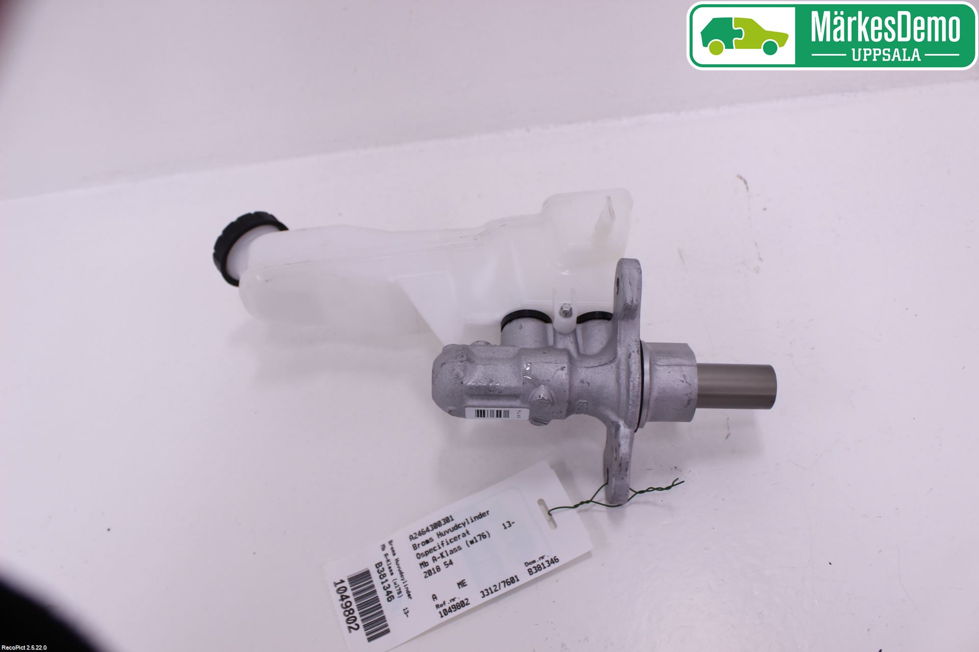 Mercedes-Benz MB A-KLASS (W176) 13-18 Brems Hovedsylinder