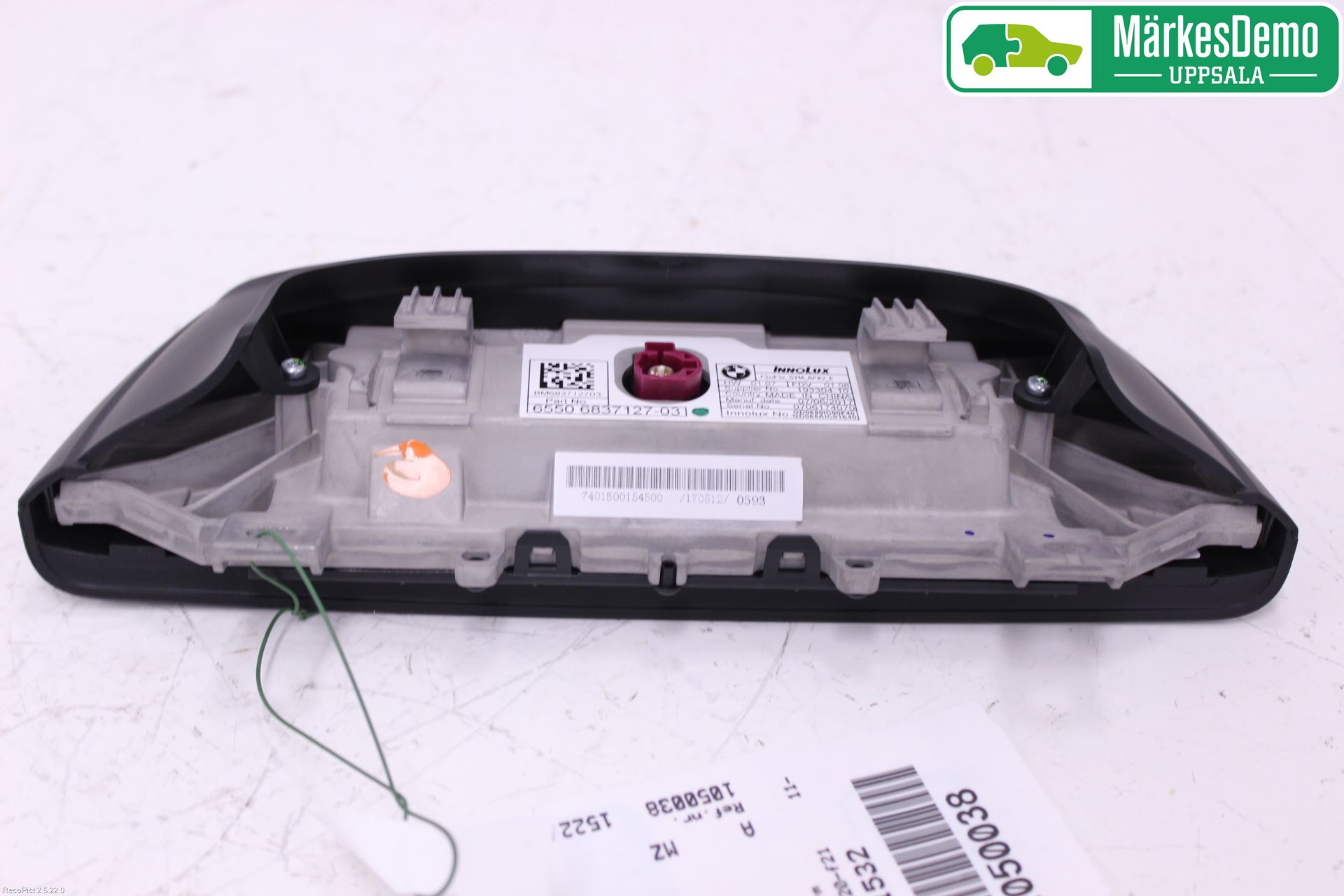 BMW 1 F20/F21 11-19 Instr Skjerm Dvd-Gps-Ac-Tlf