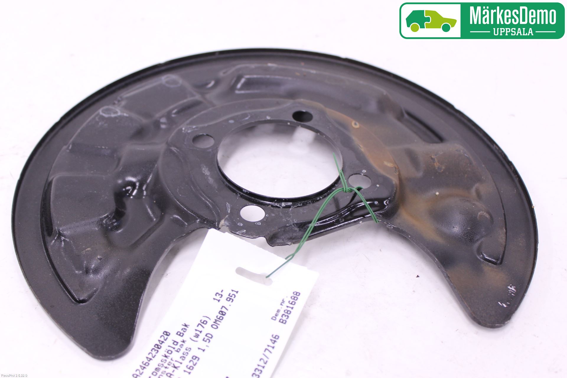 Mercedes-Benz MB A-KLASS (W176) 13-18 Bremseskjold Bak