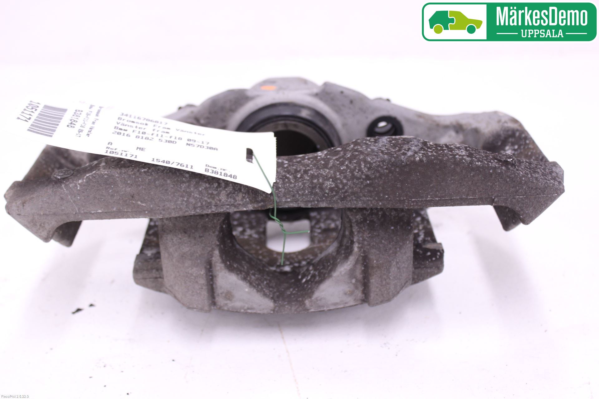 BMW 5 F10/F11/F18 09-17 Bremsecaliper Foran Venstre