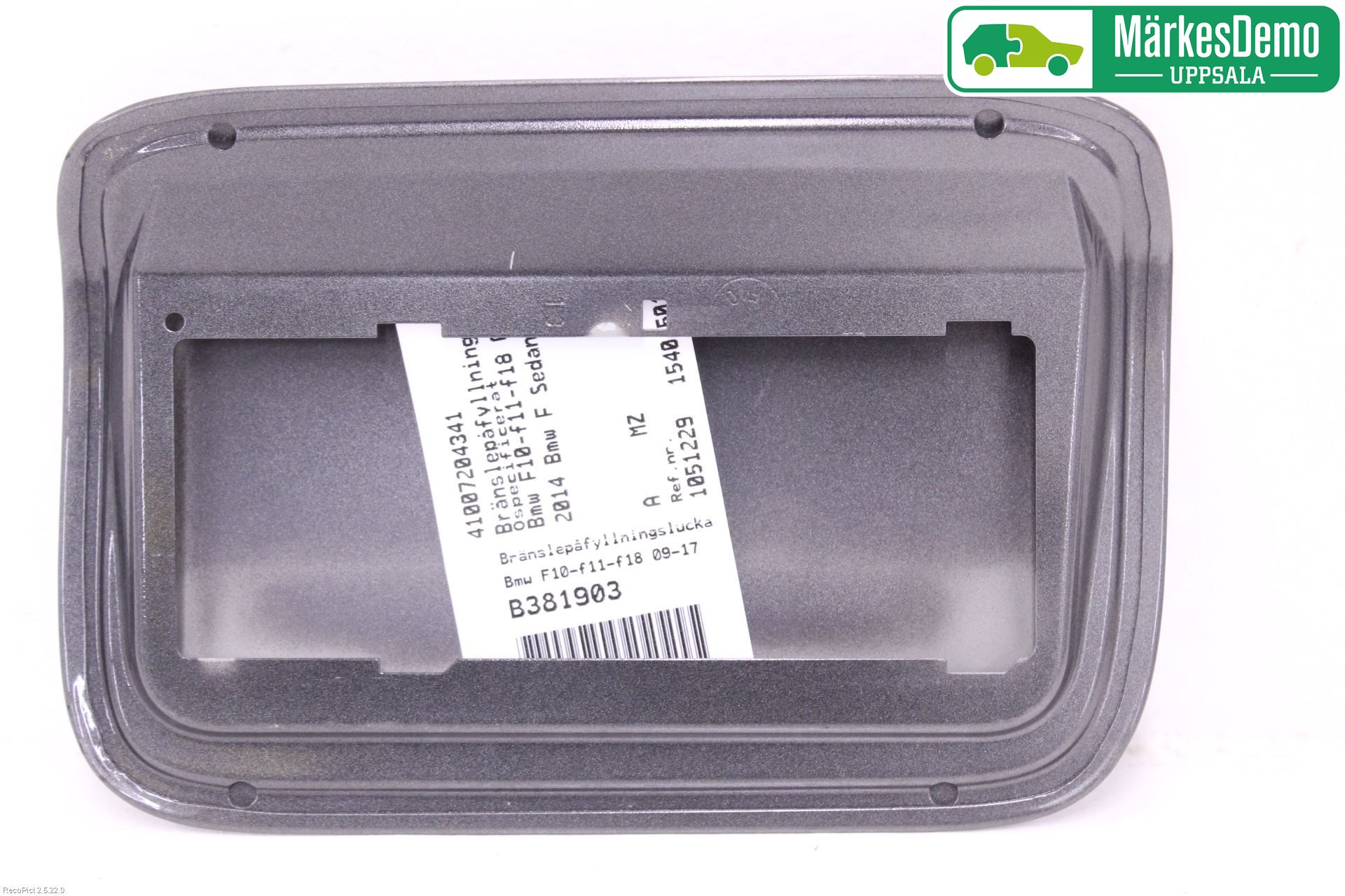 BMW 5 F10/F11/F18 09-17 Drivstoff Tankluke