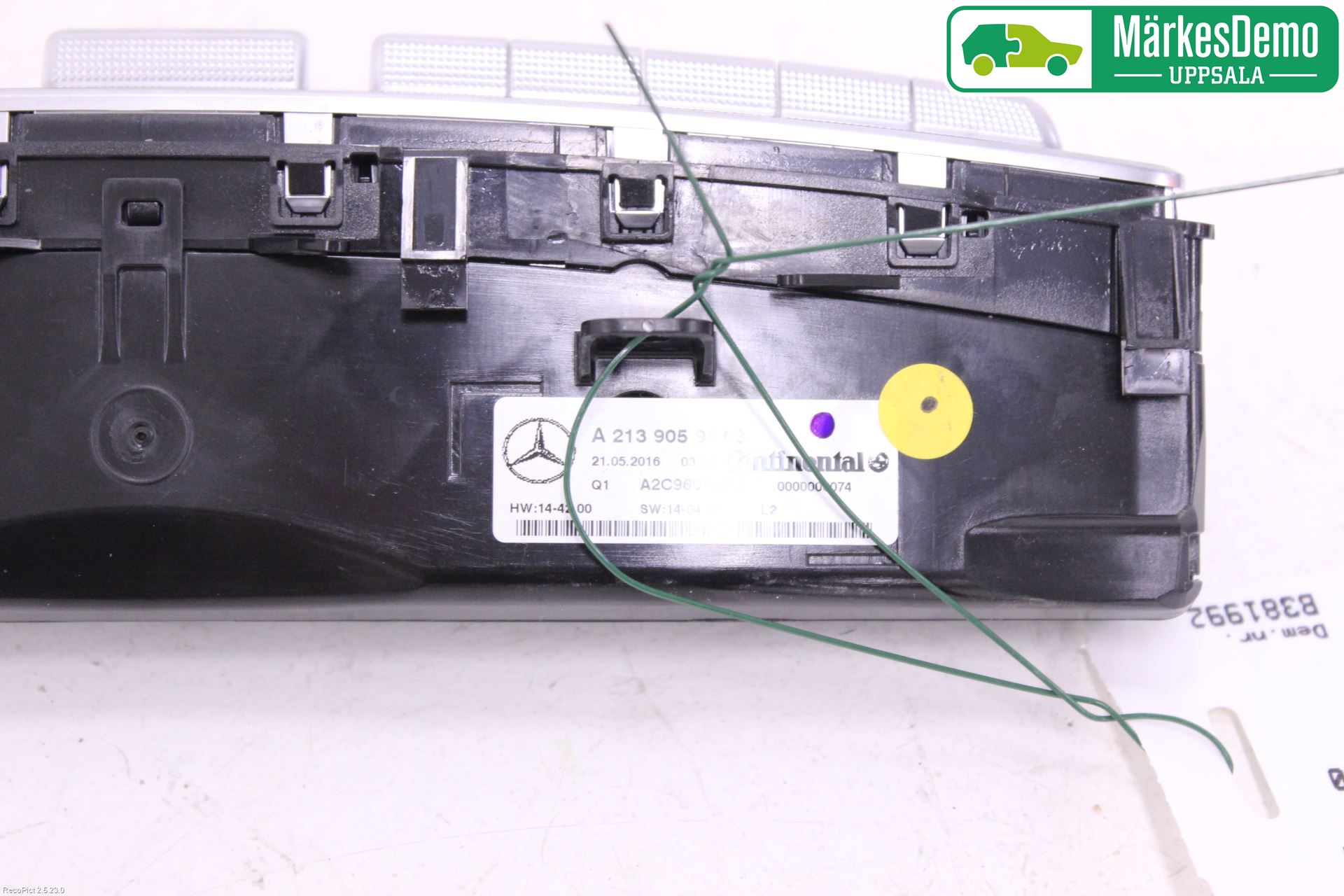 Mercedes-Benz MB E-KLASS (W213) 16-23 Varme Ac Betjening-Display