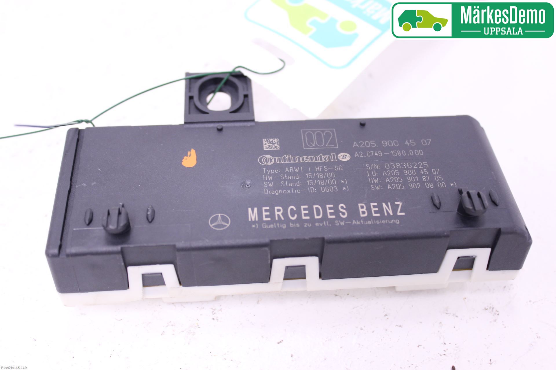 Mercedes-Benz MB GLC-KLASS (X253/C253) 15-22 Styreenhet Bakluke