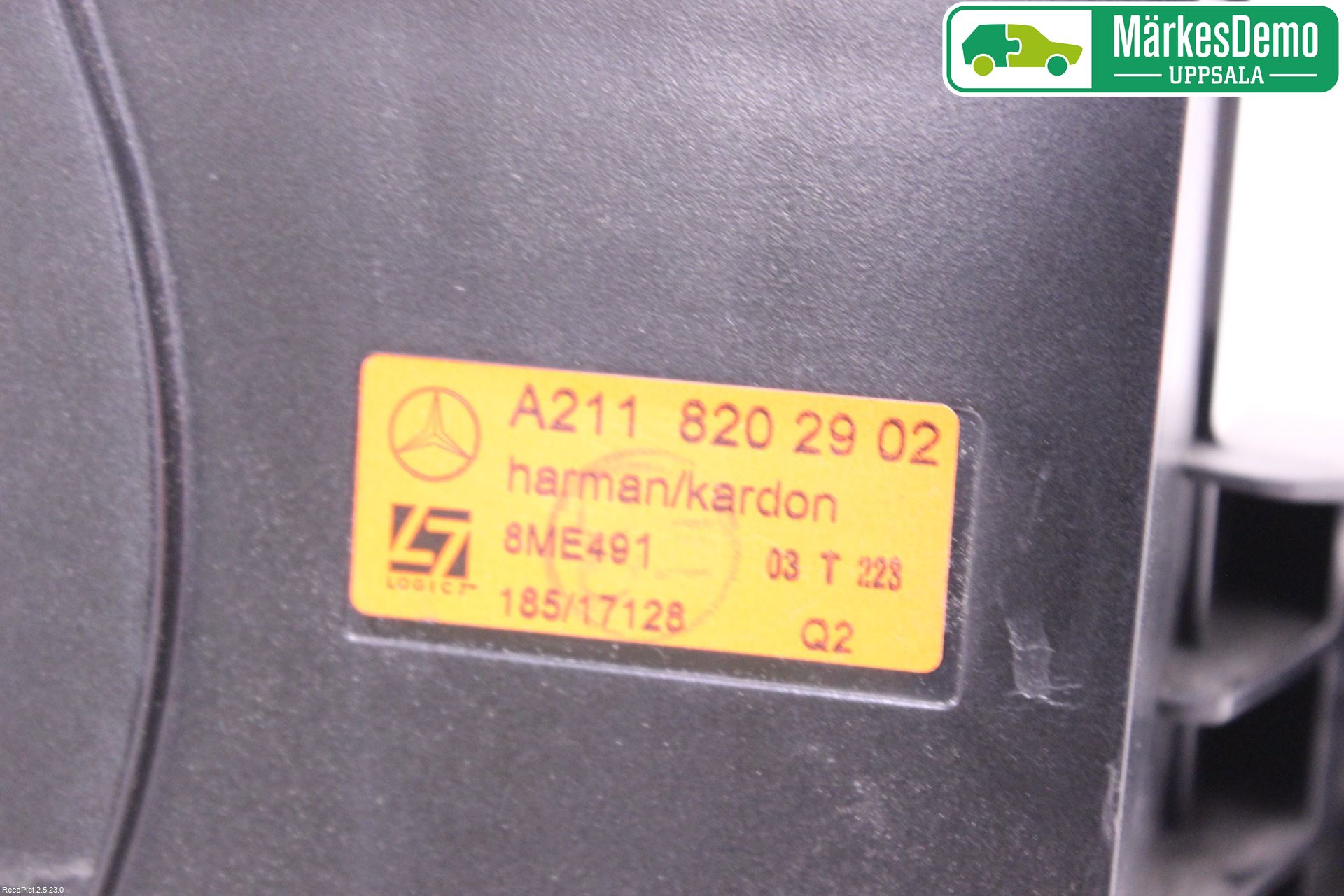 Mercedes-Benz MB E-KLASS (W211) 02-09 Innr Høyttaler