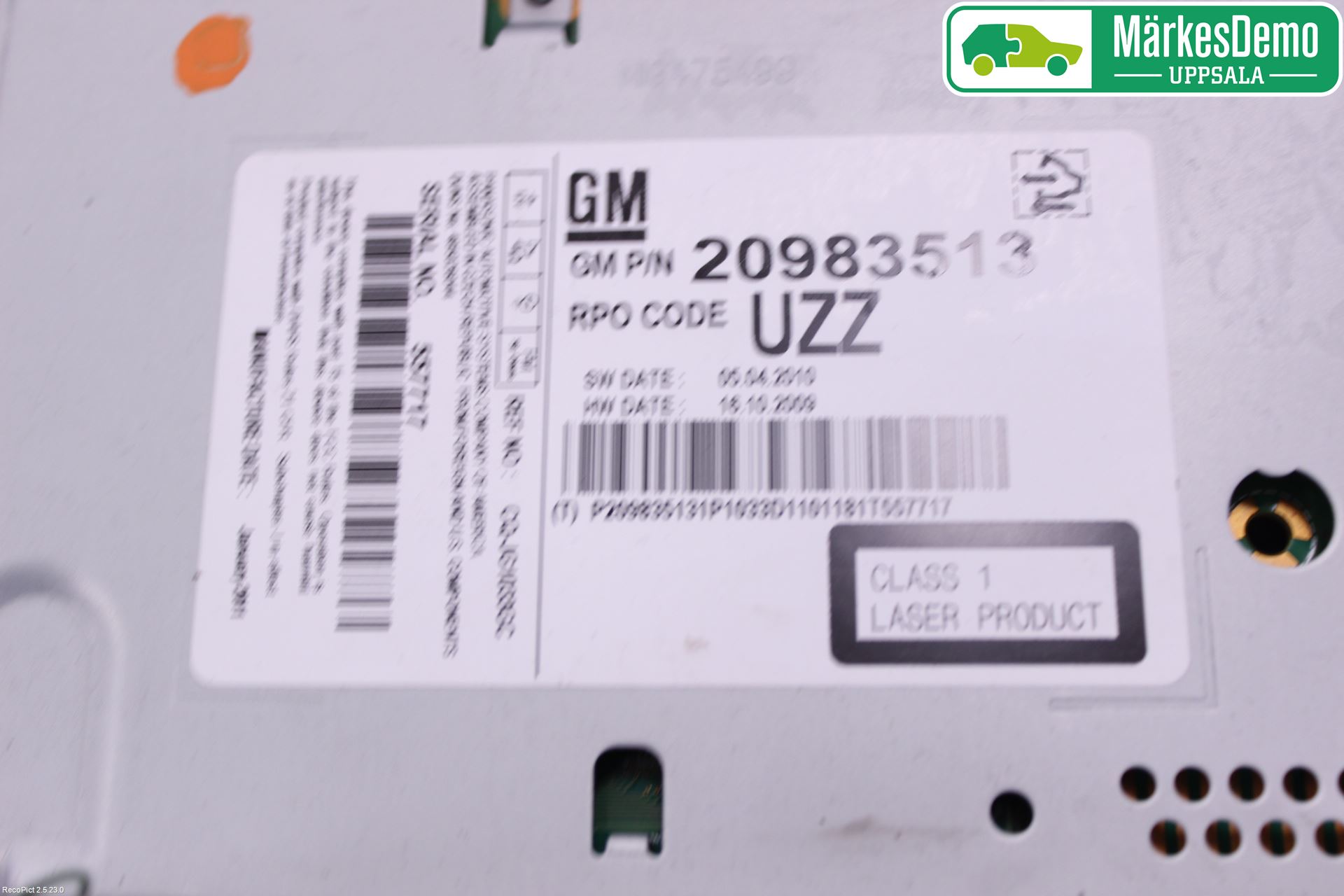 Saab 9-5 10-12 Stereo Radio Med Cd