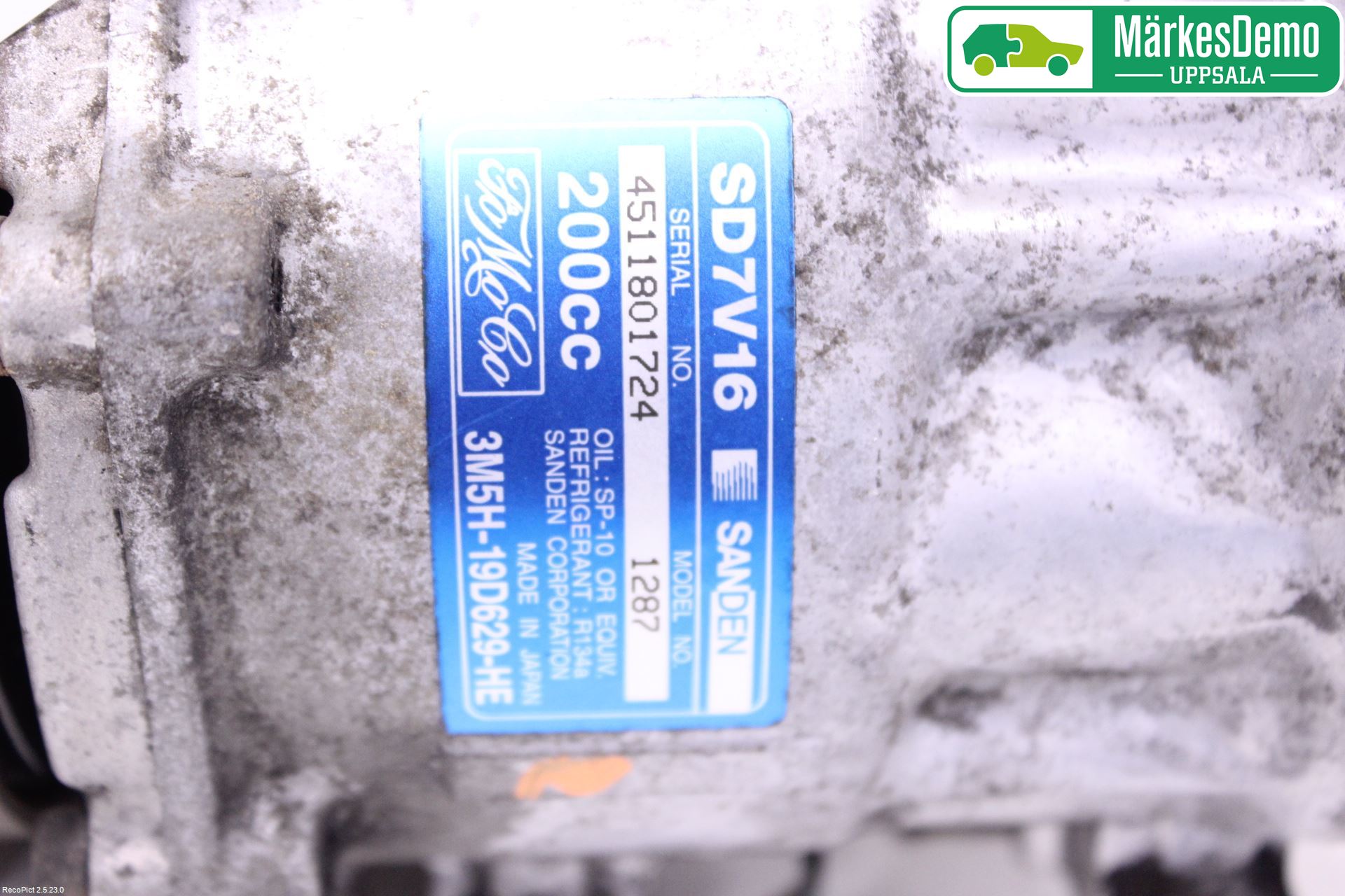 Volvo V50 08-12 Varme Ac Kompressor