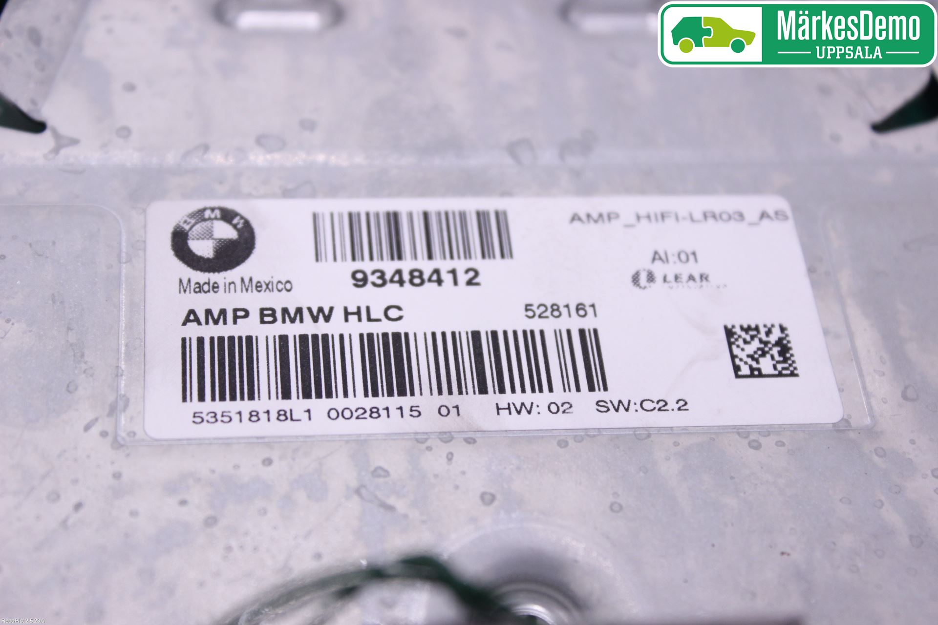 BMW X4 F26 14-18 Stereo Forsterker