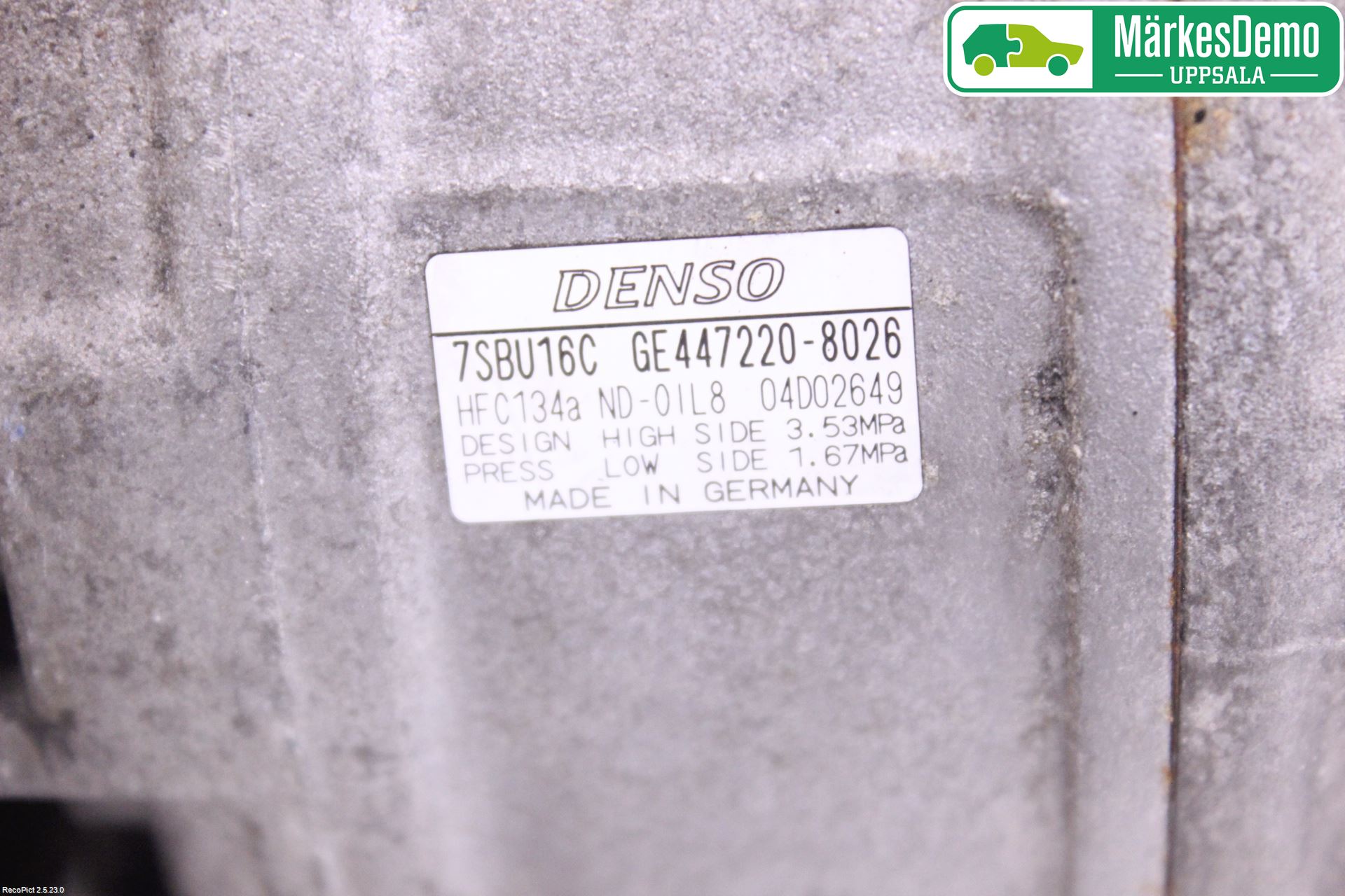 BMW 5 E39 95-04 Varme Ac Kompressor