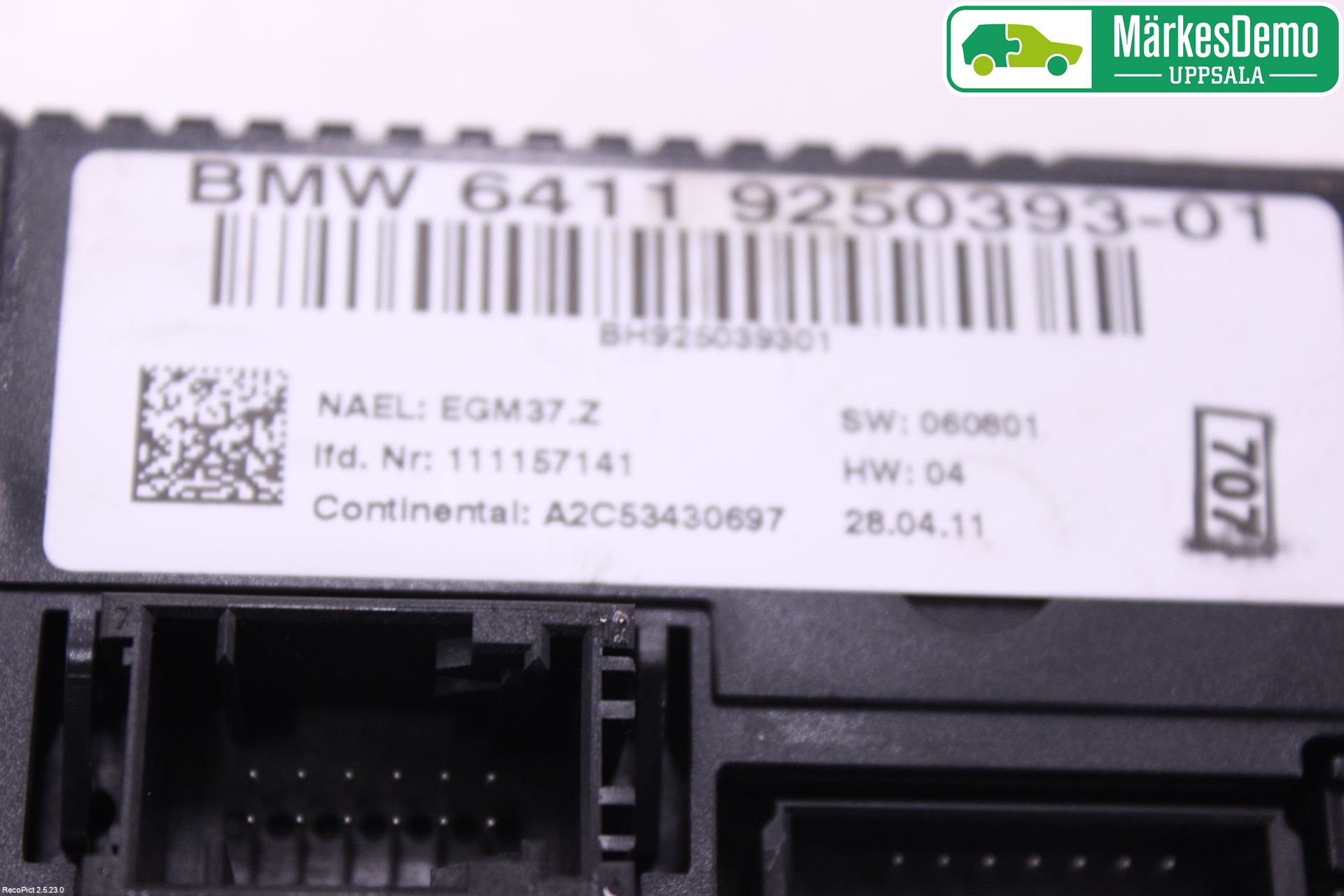 BMW 3 E90/91 SED/TOU 05-12 Varme Ac Betjening-Display