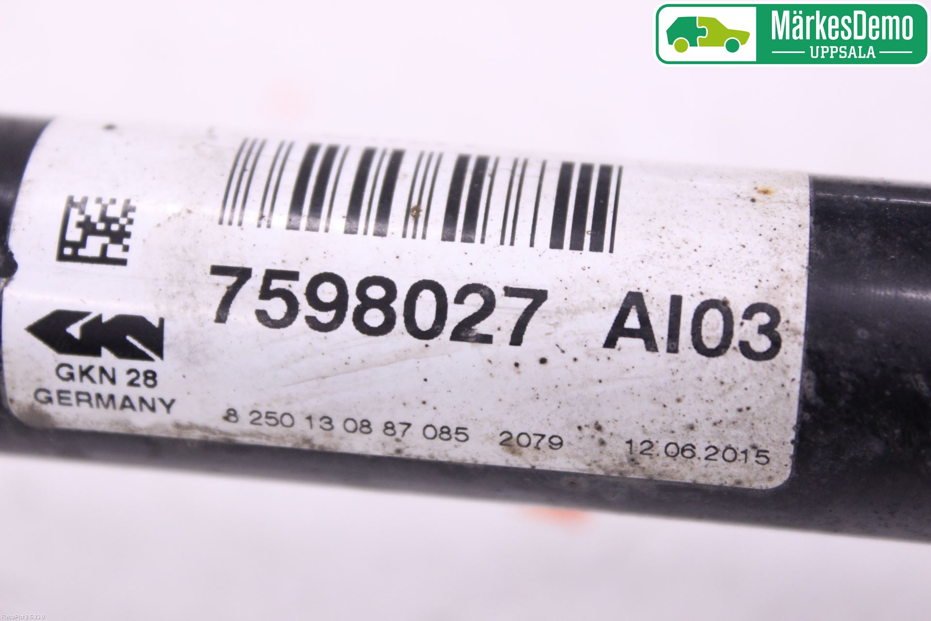 BMW X4 F26 14-18 Drivaksel Foran Kompl Venstre
