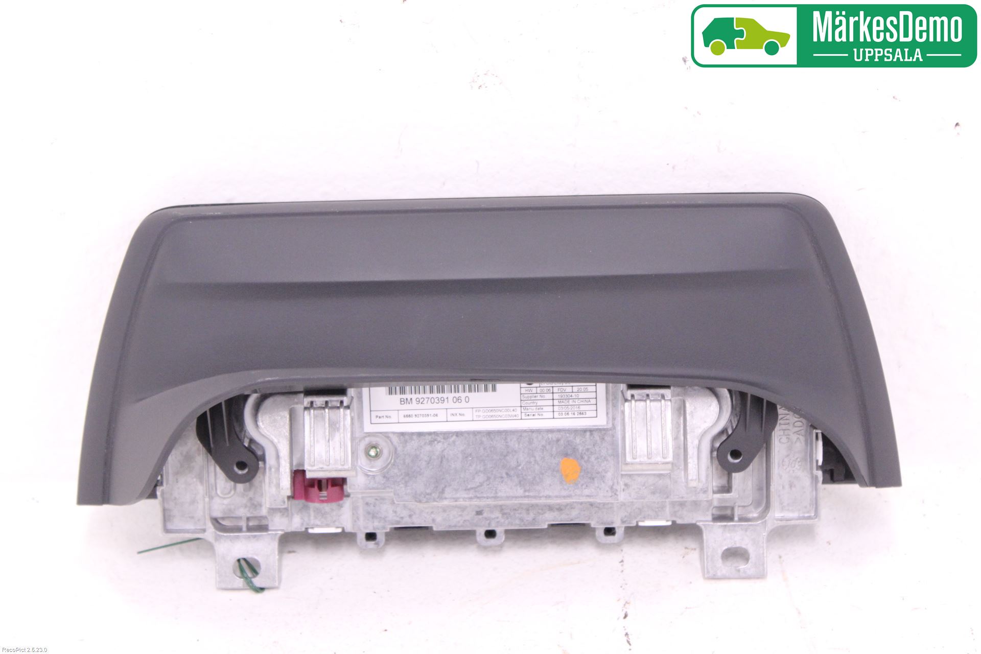 BMW 1 F20/F21 11-19 Instr Skjerm Dvd-Gps-Ac-Tlf