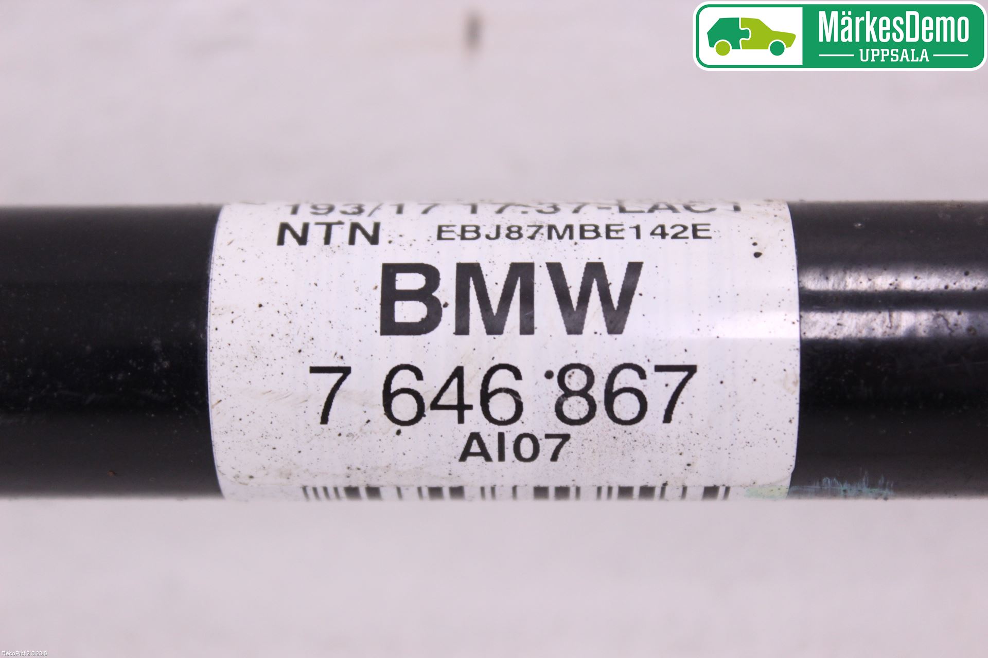 BMW X1 F48 15-22 Drivaksel Bak Kompl Venstre