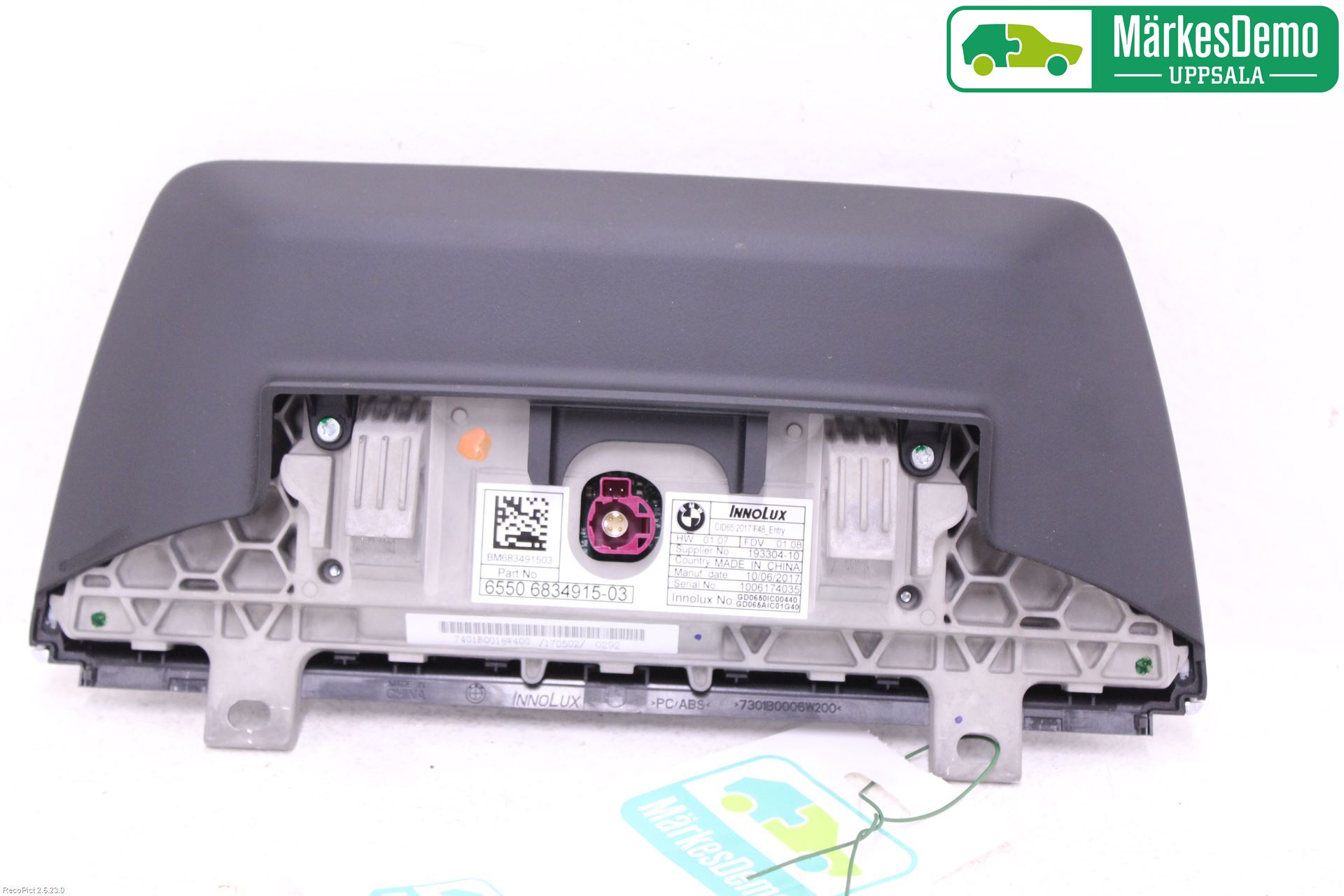 BMW X1 F48 15-22 Instr Skjerm Dvd-Gps-Ac-Tlf