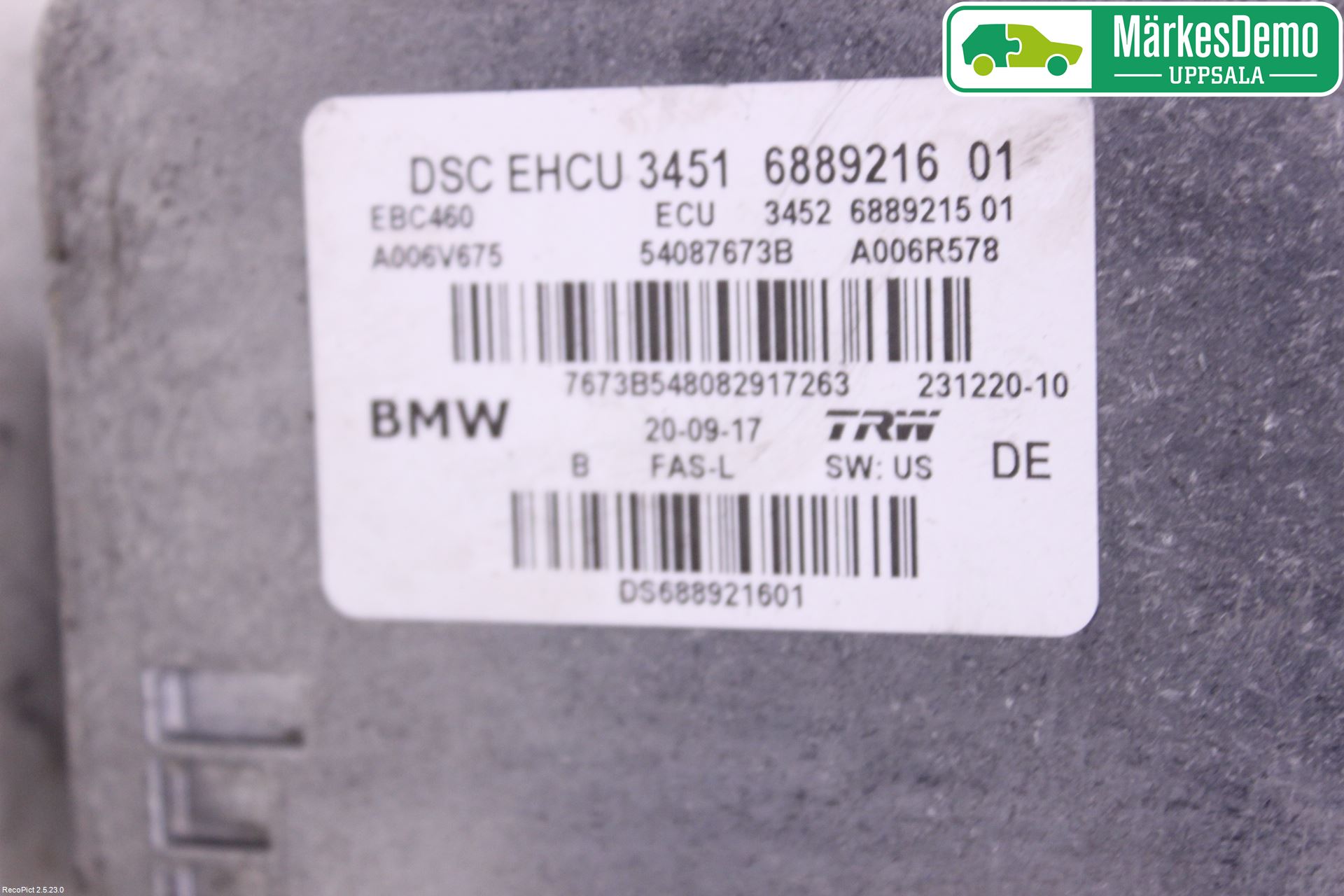 BMW 5 G30/G31/F90 17-23 Abs Hydraulikkaggregat