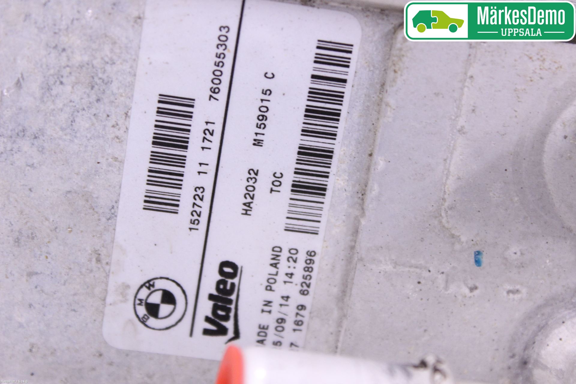 BMW 4 F32/F33/F82/F83 13-20 Varmekammer - Veksler