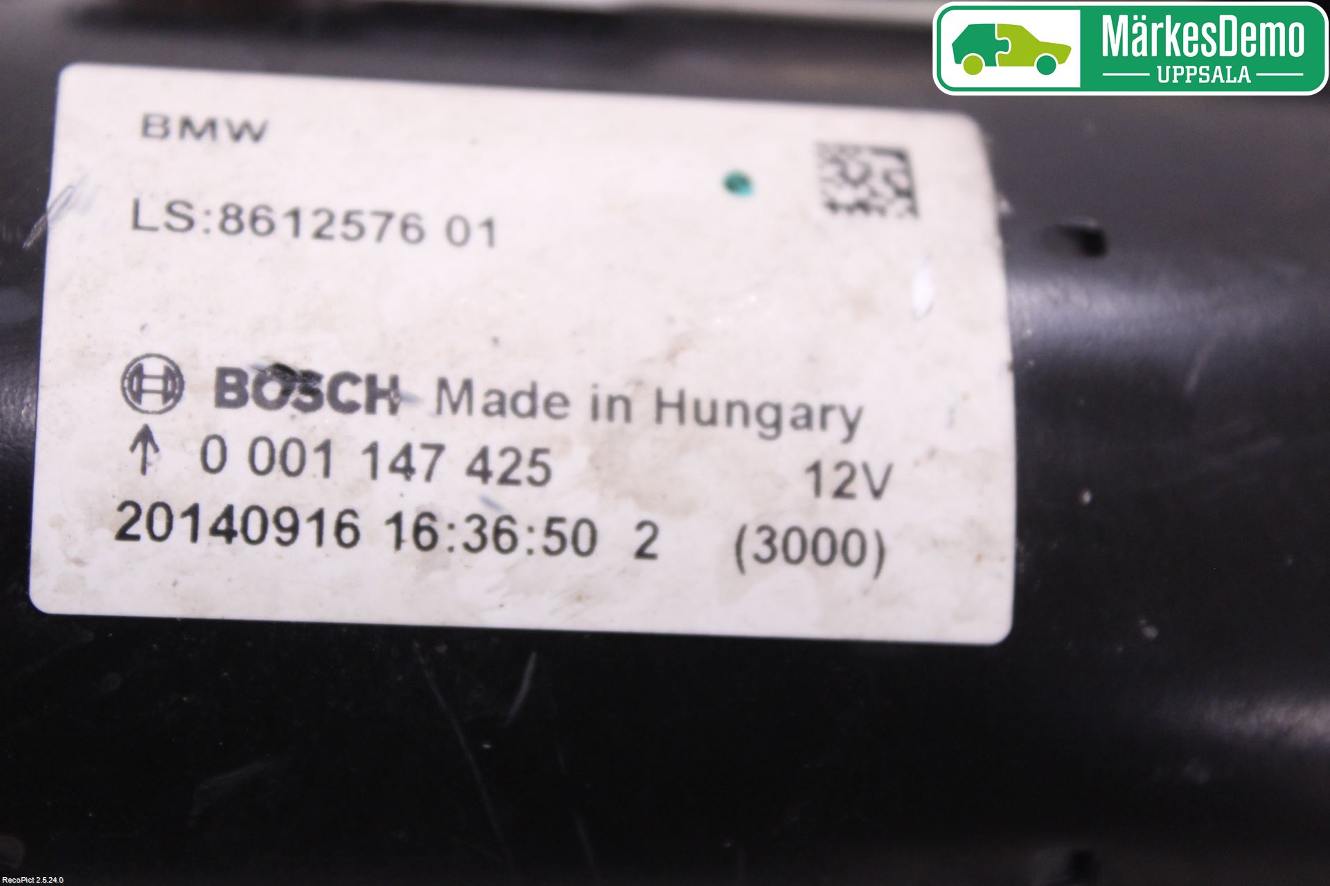 BMW 4 F32/F33/F82/F83 13-20 Startmotor