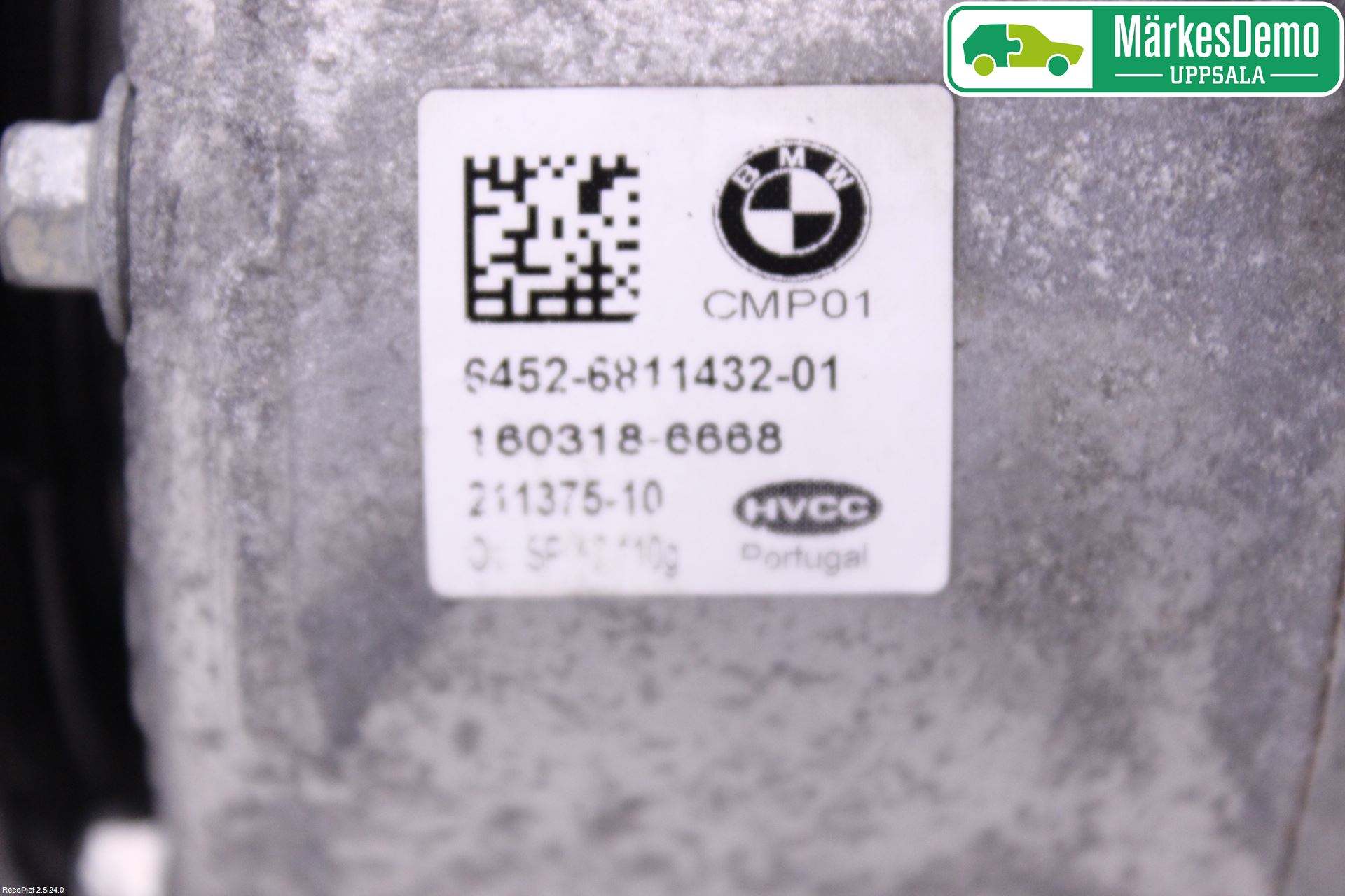 BMW X3 F25 10-17 Varme Ac Kompressor
