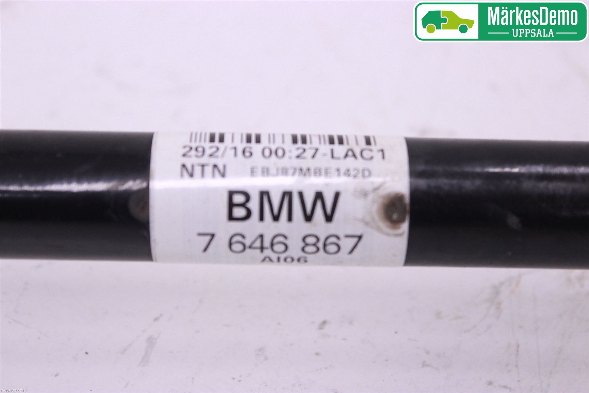 BMW X1 F48 15-22 Drivaksel Bak Kompl Venstre