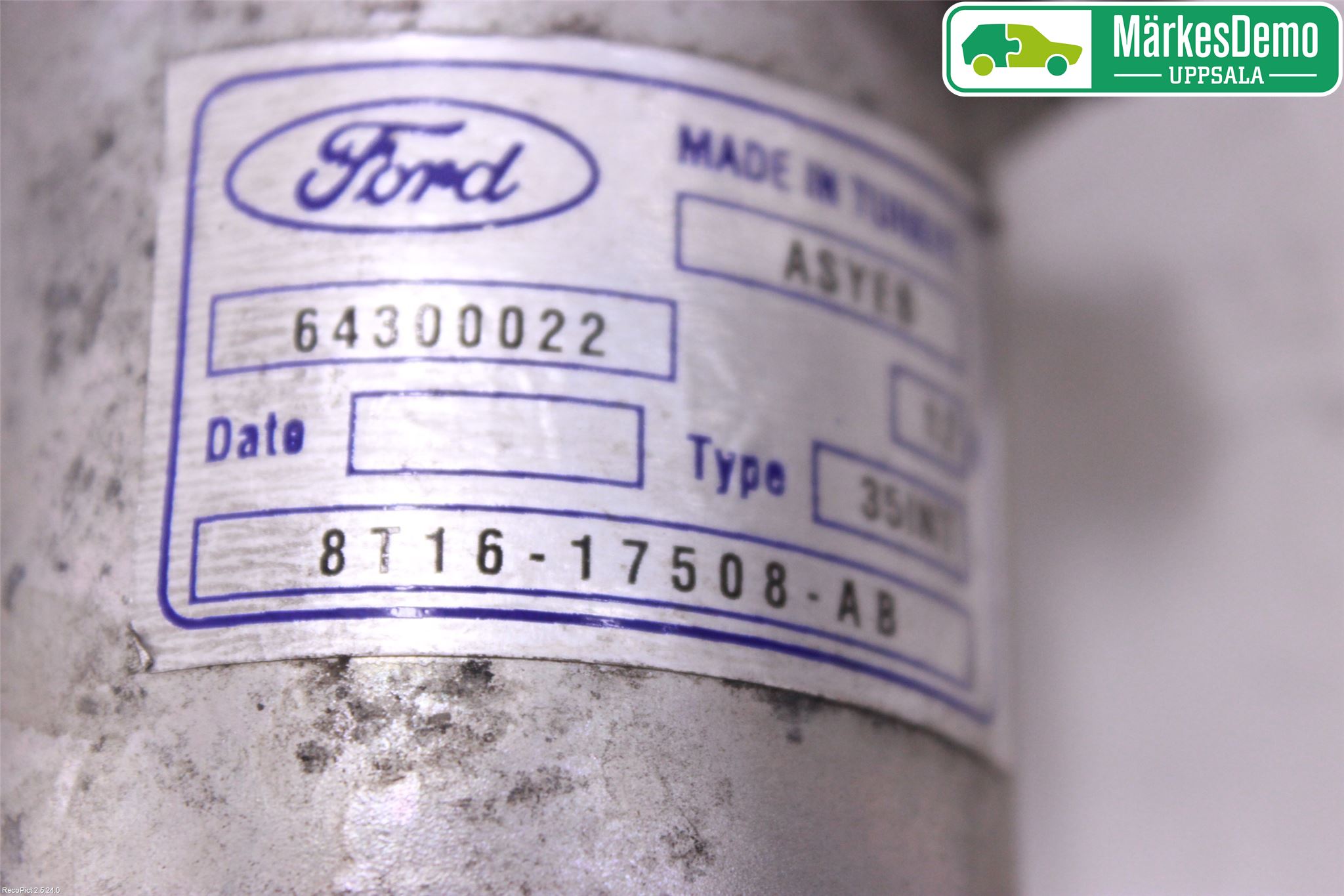 Ford TRANSIT CONNECT 09-13 Viskermotor Frontrute