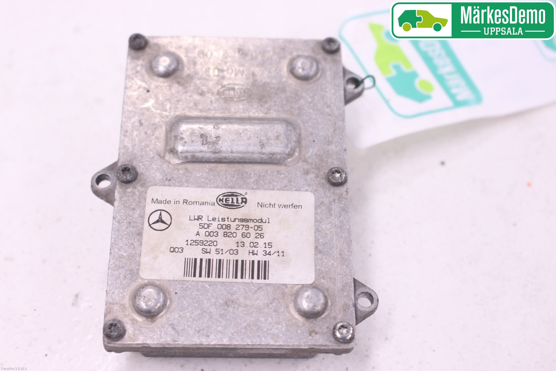 Mercedes-Benz MB E-KLASS (W211) 02-09 Styreenhet Xenon