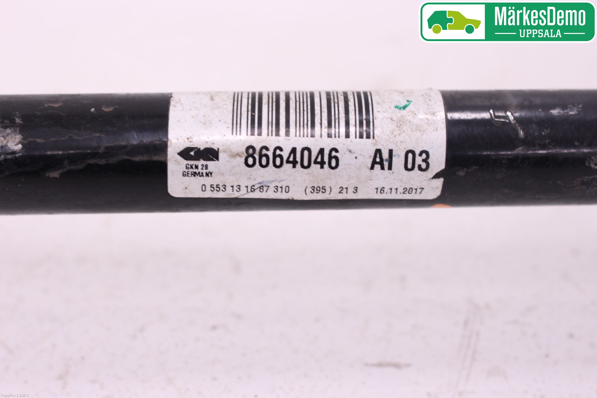 BMW 5 G30/G31/F90 17-23 Drivaksel Bak Kompl Høyre