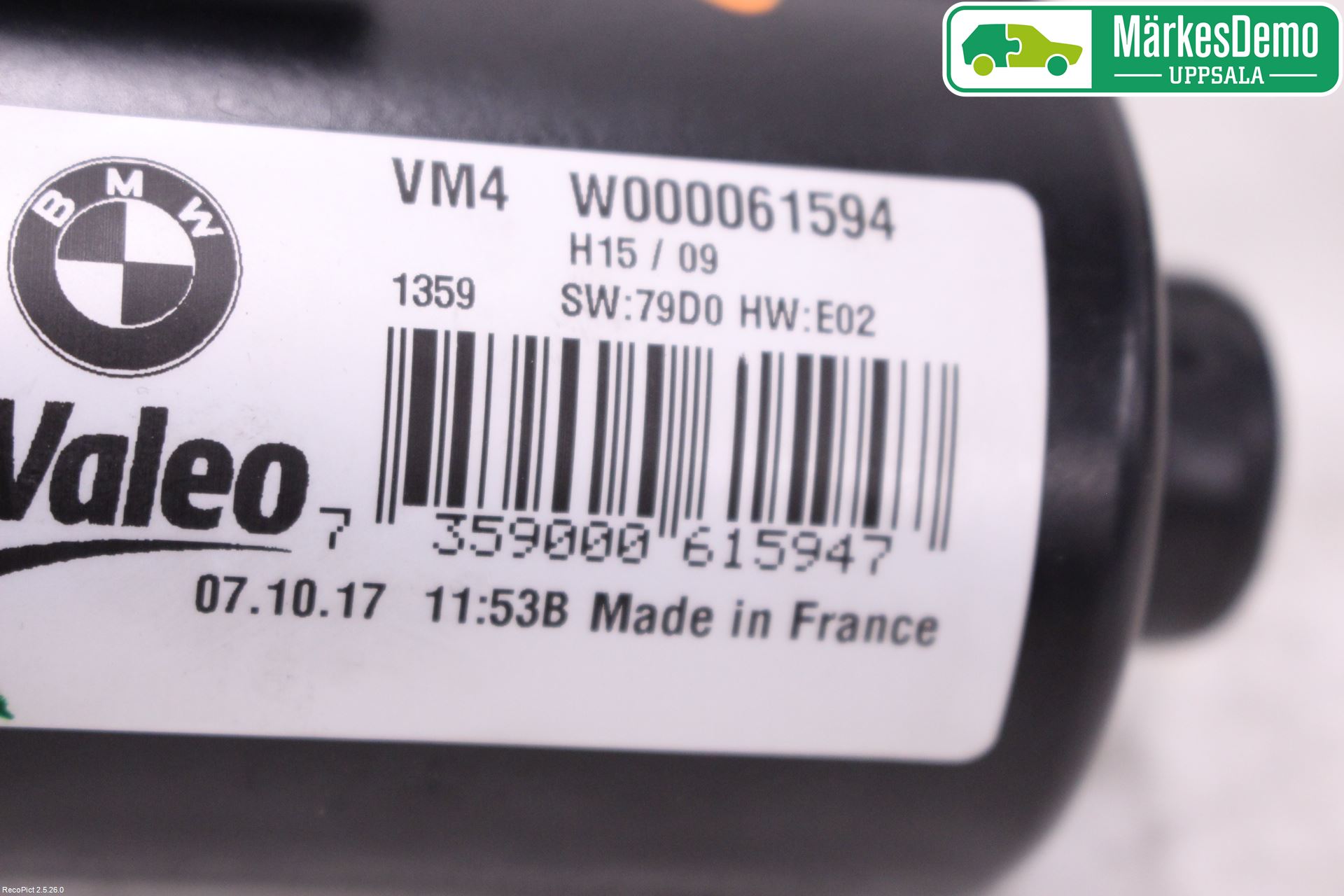 BMW 5 G30/G31/F90 17-23 Viskermotor Frontrute