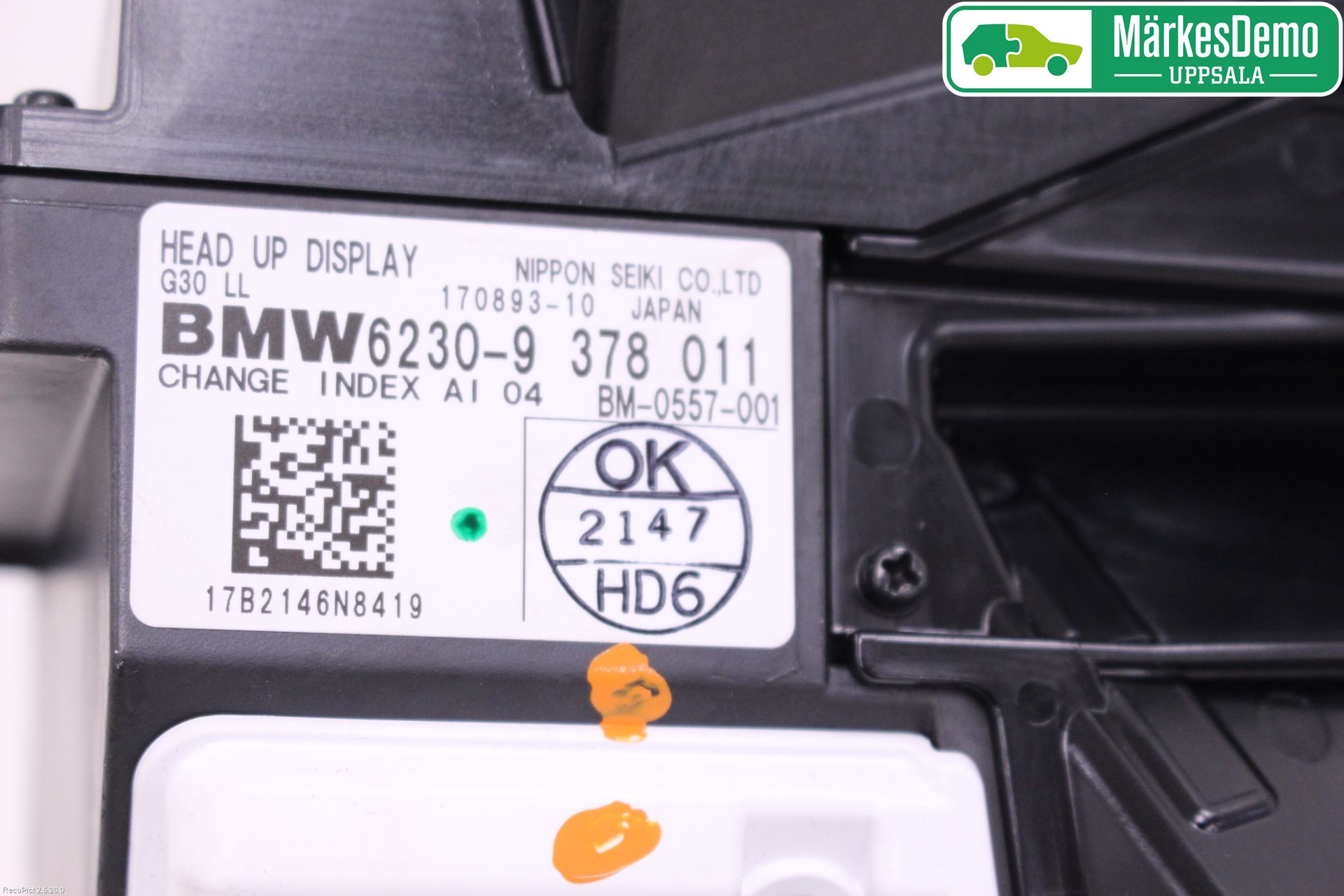 BMW 5 G30/G31/F90 17-23 Instr Skjerm Dvd-Gps-Ac-Tlf
