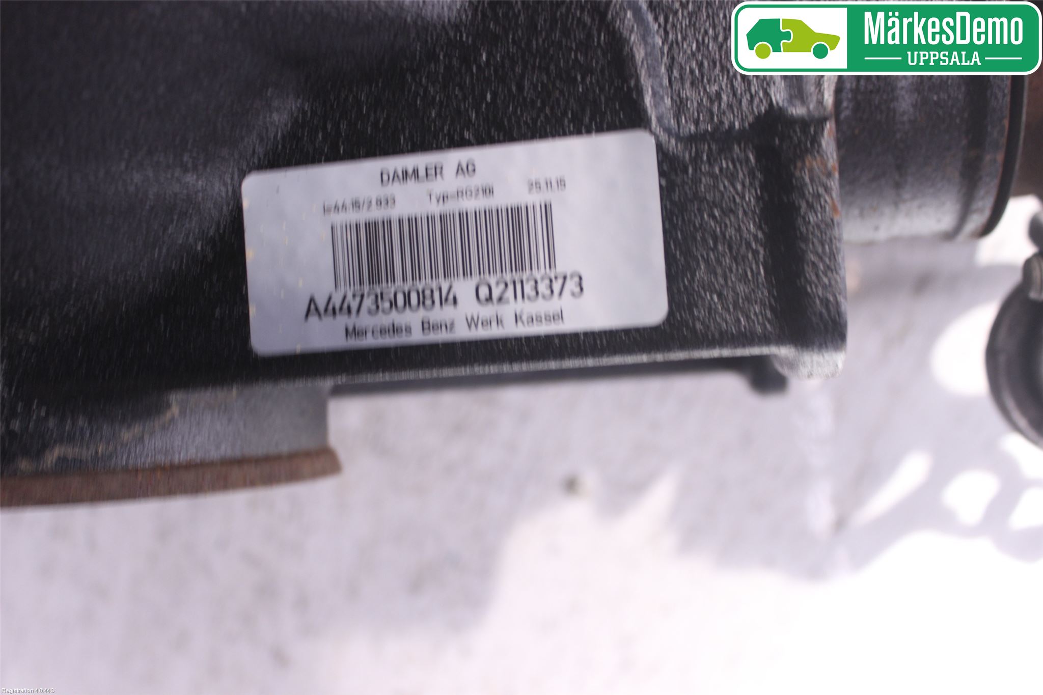 Mercedes-Benz MB VITO/V-KLASS (W640,W447,W448) 14- Bakaksel Kardang Bak -Diff