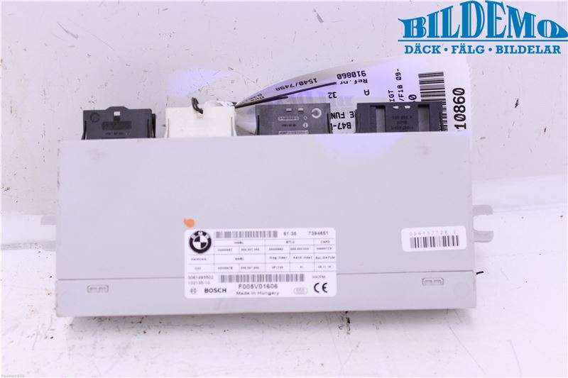 BMW 5 F10/F11/F18 09-17 Styreenhet Øvrig
