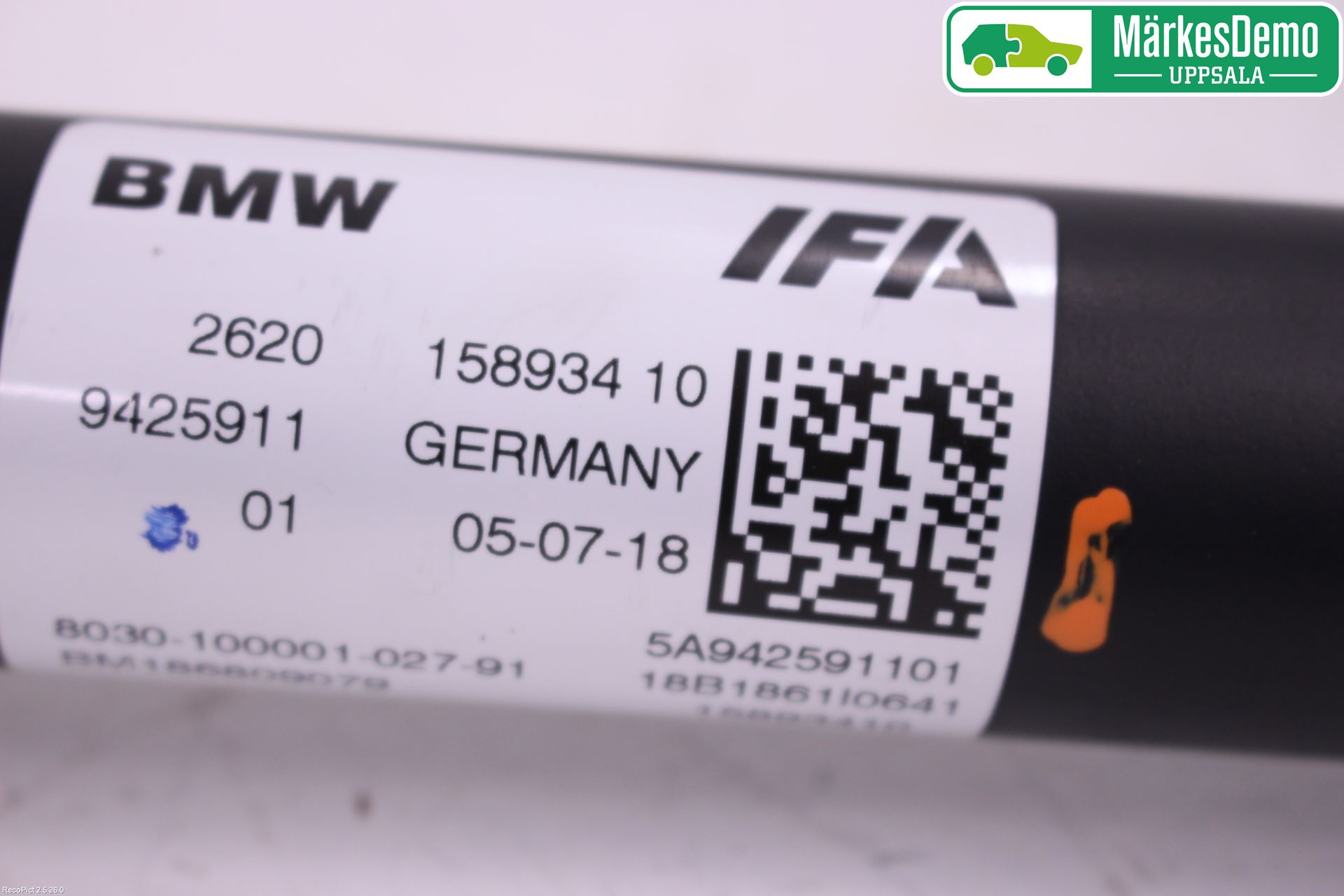 BMW 5 G30/G31/F90 17-23 Mellomaksel Fremre 4Wd